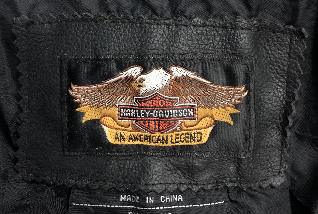 Harley Davidson Vintage Harley Davidson Motorcycles Leather Jacket Size US L / EU 52-54 / 3 - 21 Thumbnail