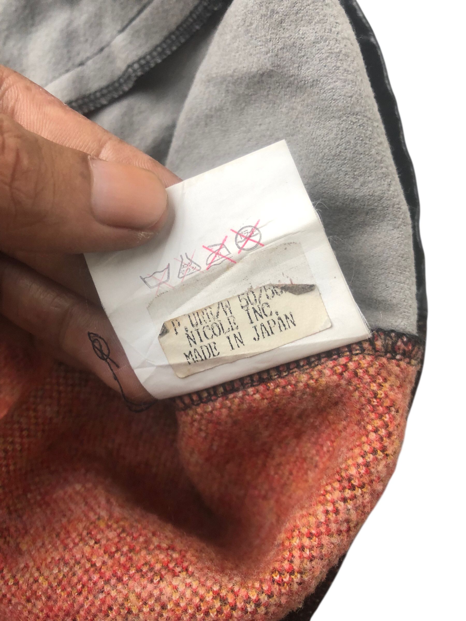 Nicole Club 🔥Vtg NICOLE CLUB FOR MEN Sample Archived Wool PVC Jacket Size US XL / EU 56 / 4 - 12 Thumbnail