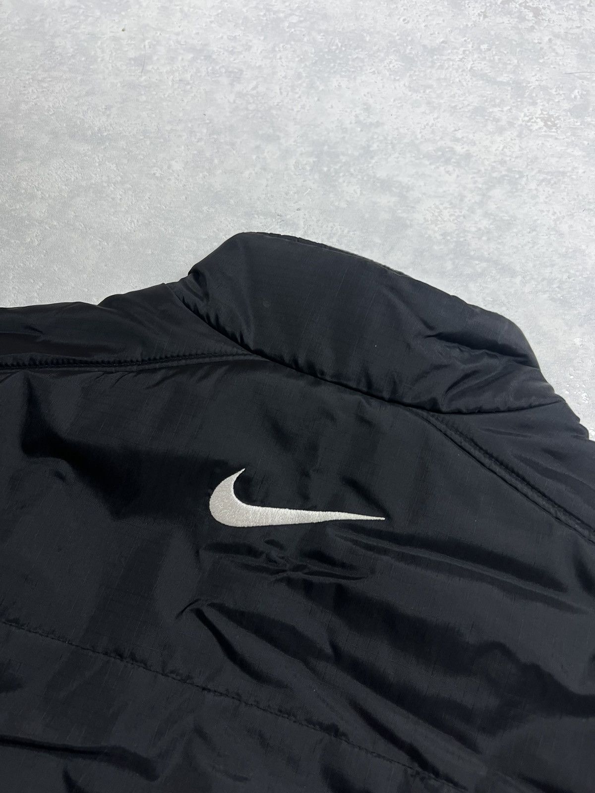 Nike 90s Nike Double Swoosh Vintage Drill Oversized Puffer Jacket Size US XL / EU 56 / 4 - 9 Thumbnail