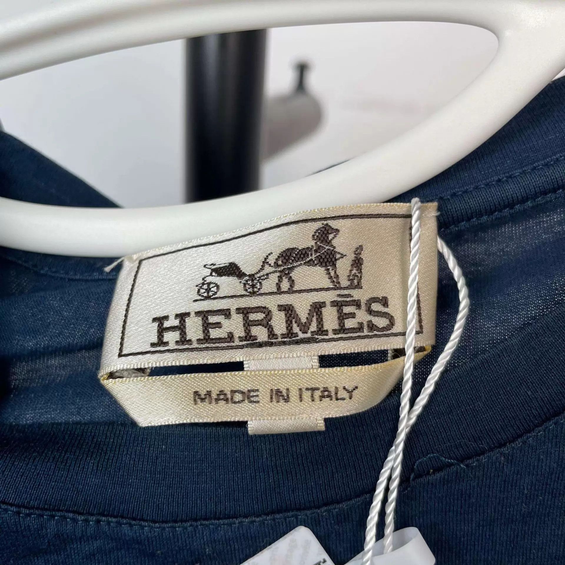 Hermes Hermès short-sleeve cashmere top L size Size US L / EU 52-54 / 3 - 3 Thumbnail