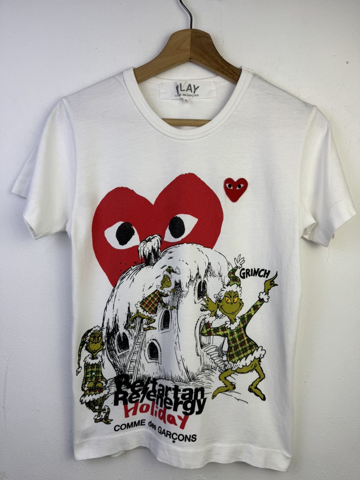 Comme des Garcons PLAY Comme des Garçons Play x Dr. Seuss Grinch Holiday T-shirt Size L / US 10 / IT 46 - 1 Thumbnail