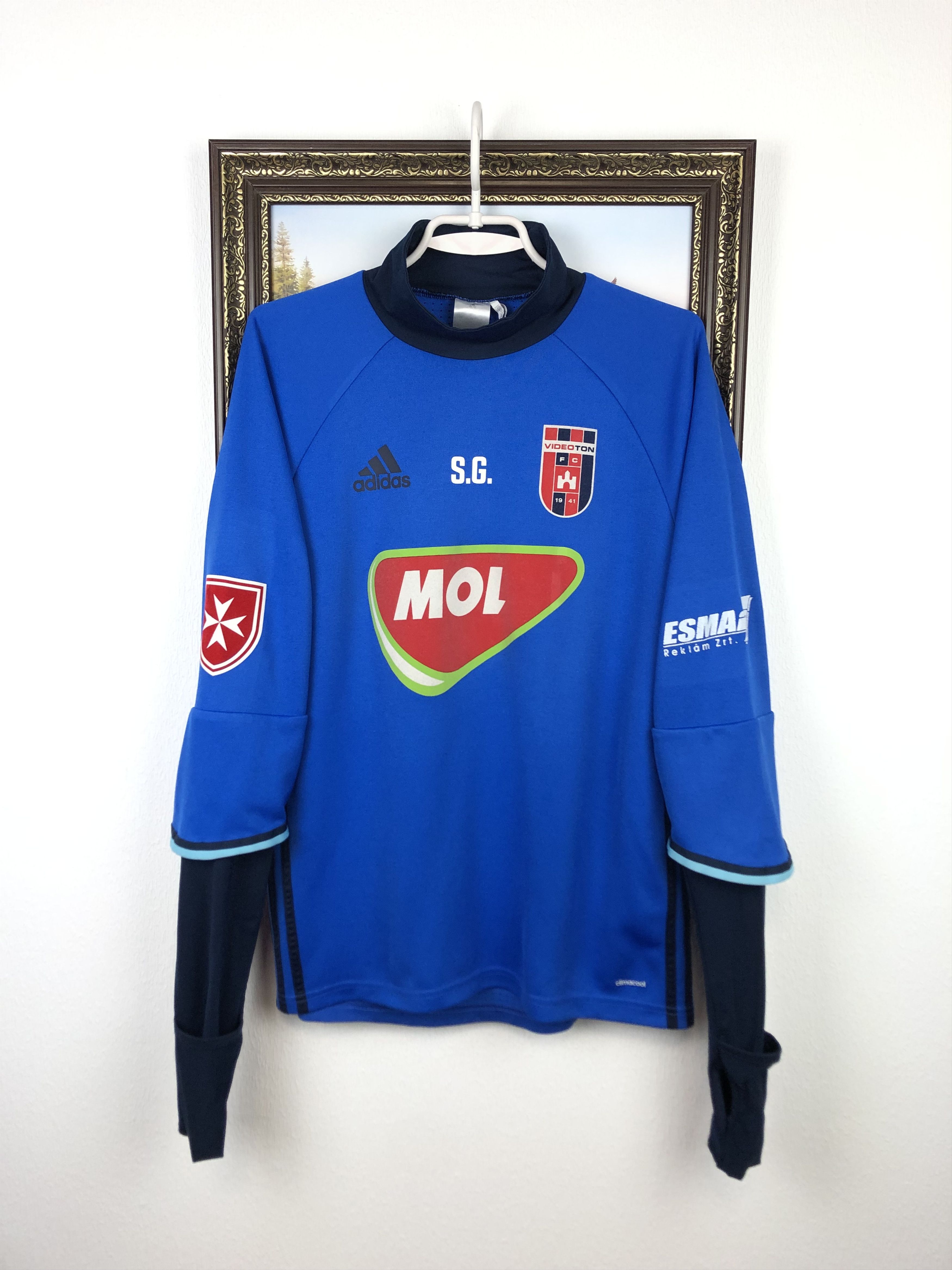 Adidas Adidas Fehérvár Videoton FC Football Sweatshirt Train Track Size US M / EU 48-50 / 2 - 1 Thumbnail