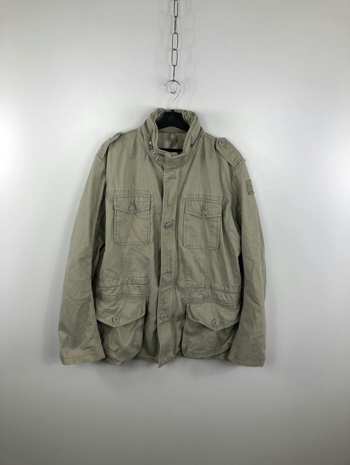 Diesel × Vintage Vintage Diesel Hooded Jacket Grey Size XL Size US XL / EU 56 / 4 - 1 Thumbnail