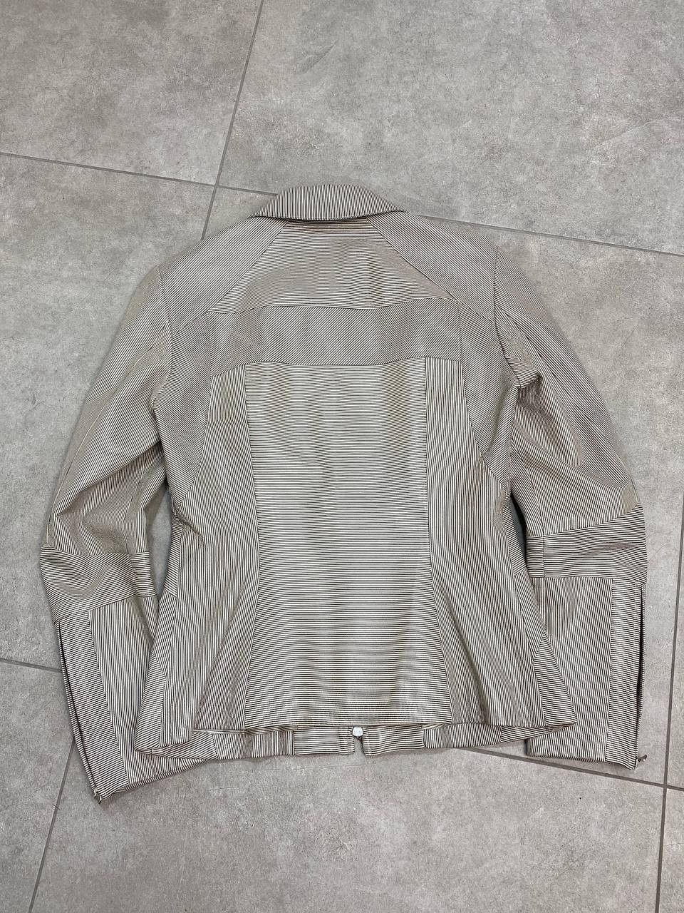 Mila Schon Mila Schon Real Sheepskin Striped Leather Jacket Size M / US 6-8 / IT 42-44 - 3 Thumbnail