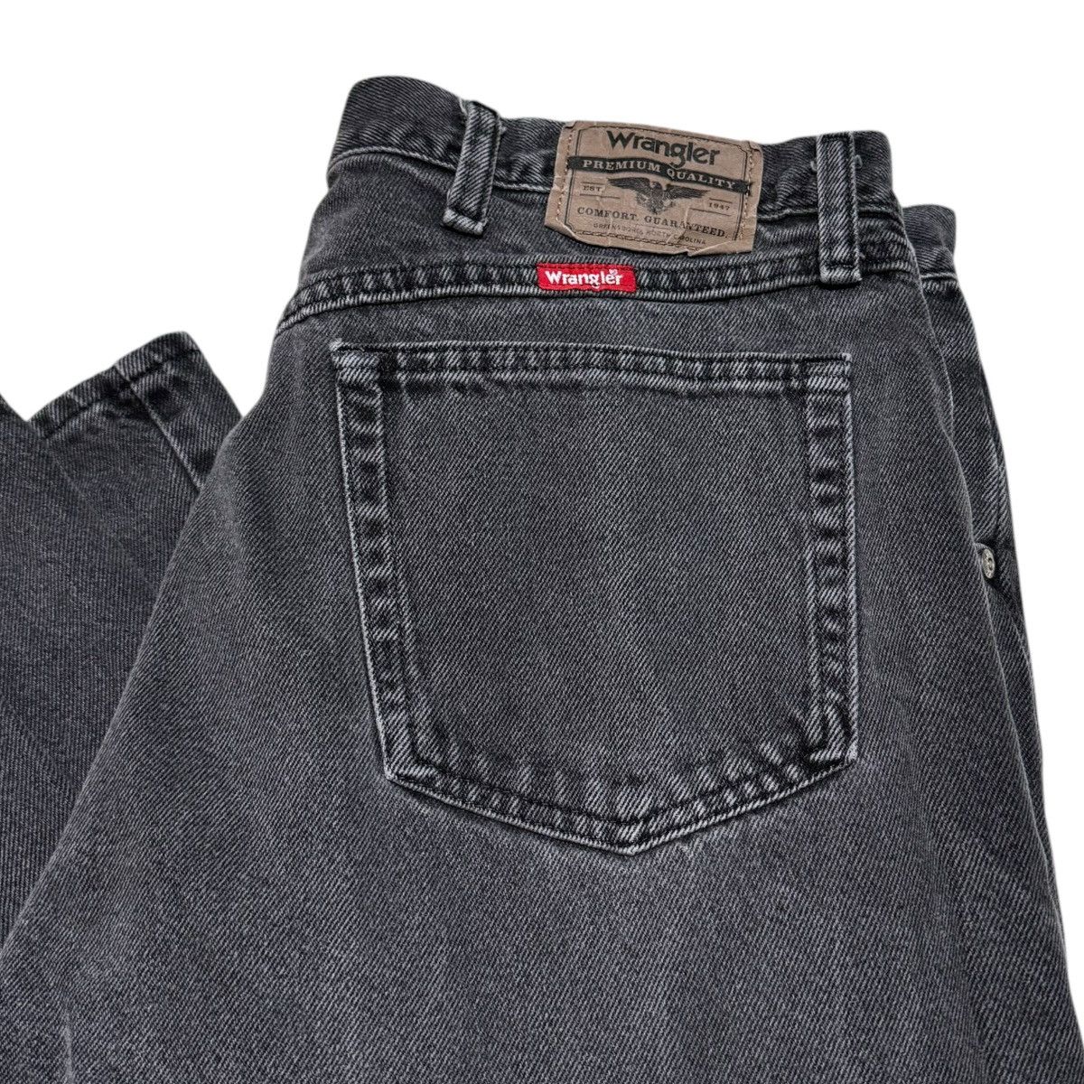 Wrangler Vintage Wrangler 97601CB Faded Black Jean Pants Men’s 36x29 Size US 36 / EU 52 - 2 Thumbnail