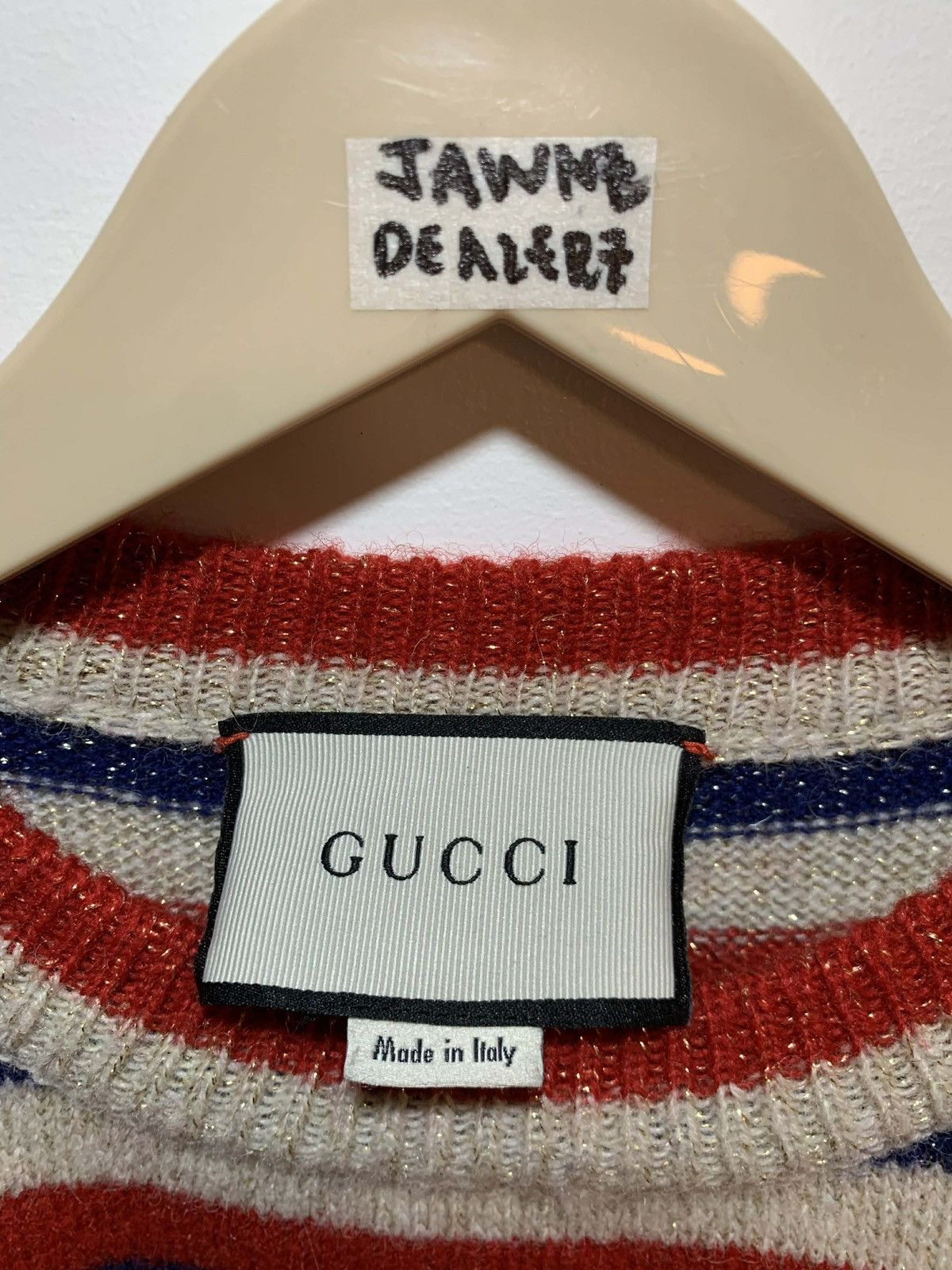 Gucci Gucci Striped Cashmere Knitwear Sweater Size L / US 10 / IT 46 - 3 Thumbnail