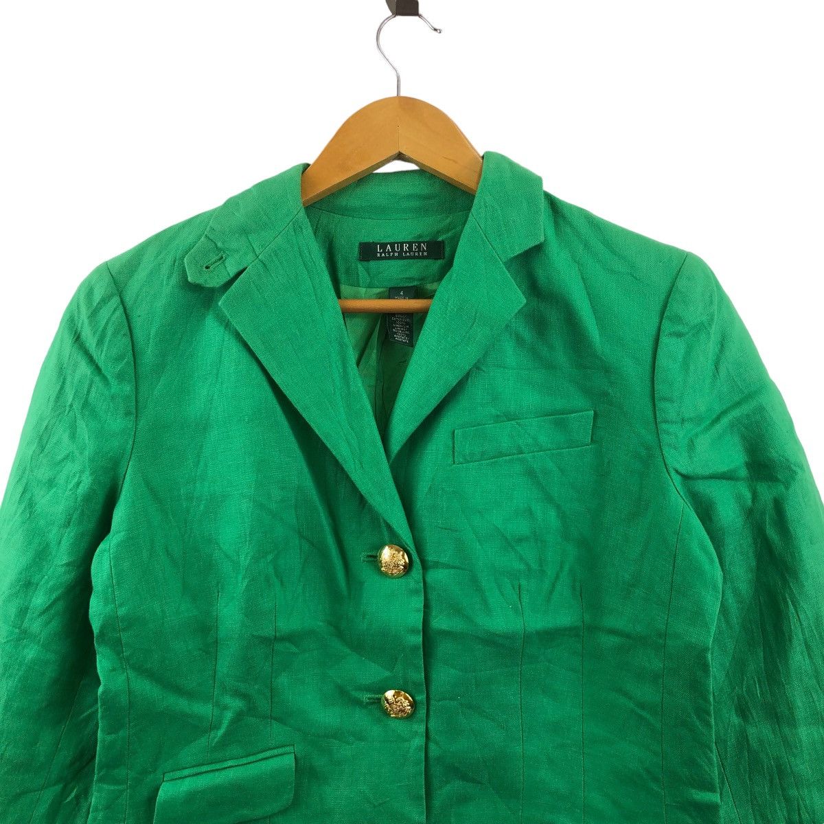 Polo Ralph Lauren × Ralph Lauren Vintage LAUREN Ralph Lauren Blazer Jacket Linen Size S / US 4 / IT 40 - 2 Thumbnail