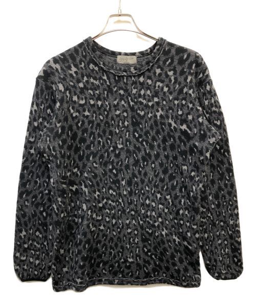 Yohji Yamamoto Yohji Yamamoto pour homme leopard print crew neck knit Size US M / EU 48-50 / 2 - 1 Thumbnail