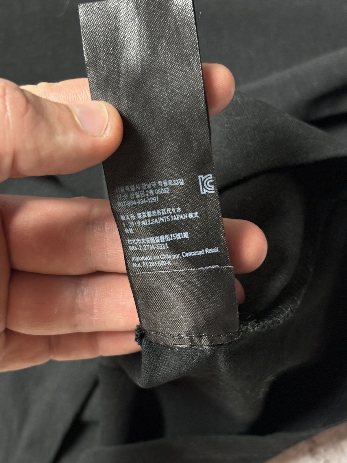 Allsaints allsaints stamp laminate ss crew t shirt Size US S / EU 44-46 / 1 - 7 Thumbnail