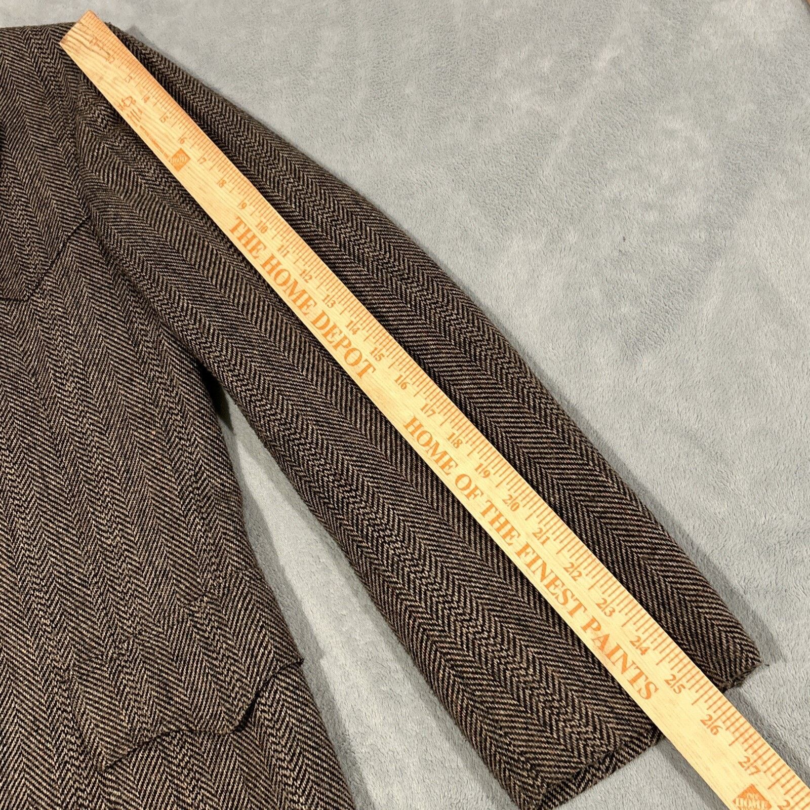 Levi's 80s USA Levis Western Blazer Coat Large Herringbone Size 36R - 7 Thumbnail