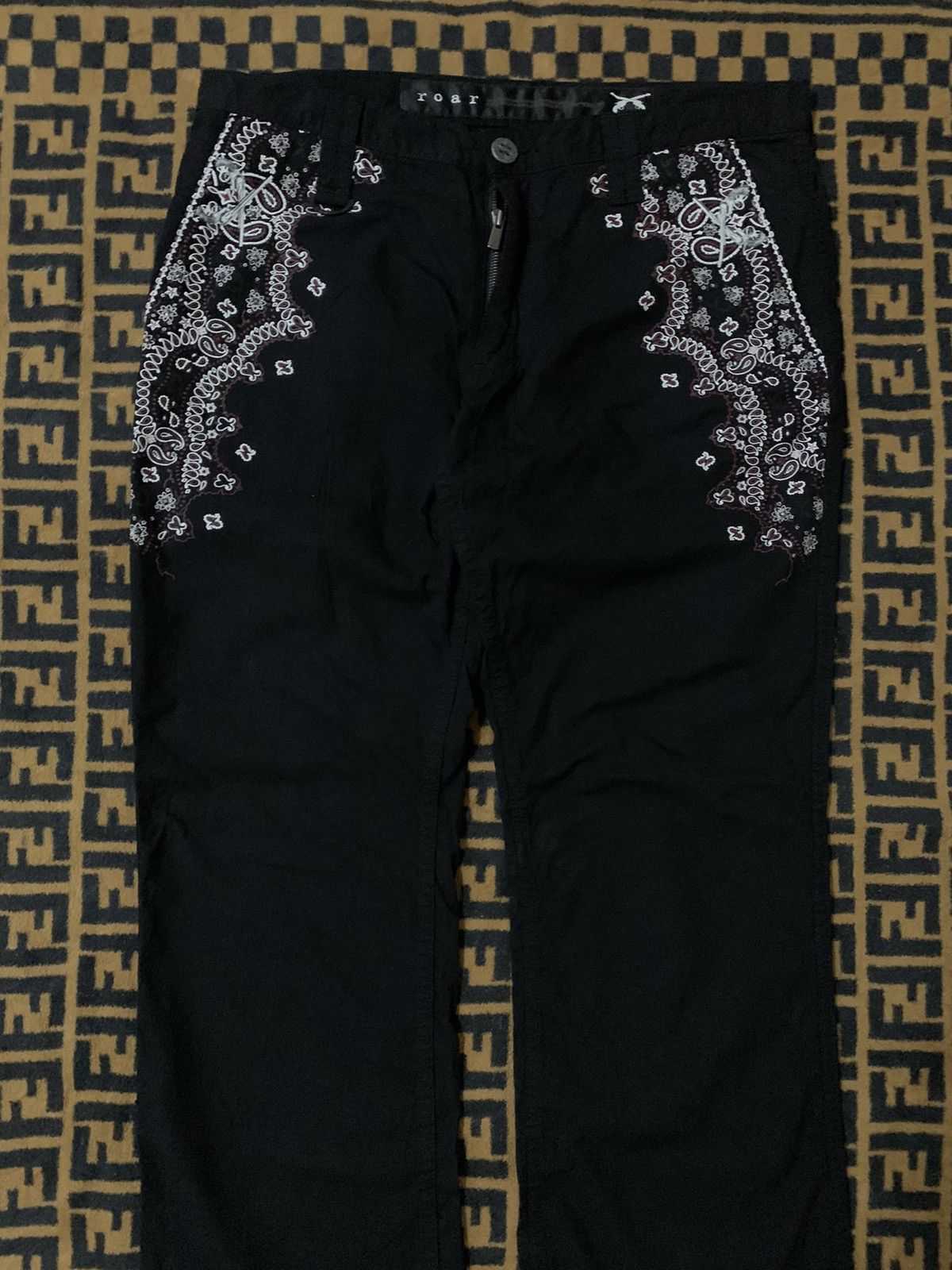 Roar 💥Japanese designer Roarguns Pasley Pant Size US 34 / EU 50 - 4 Thumbnail