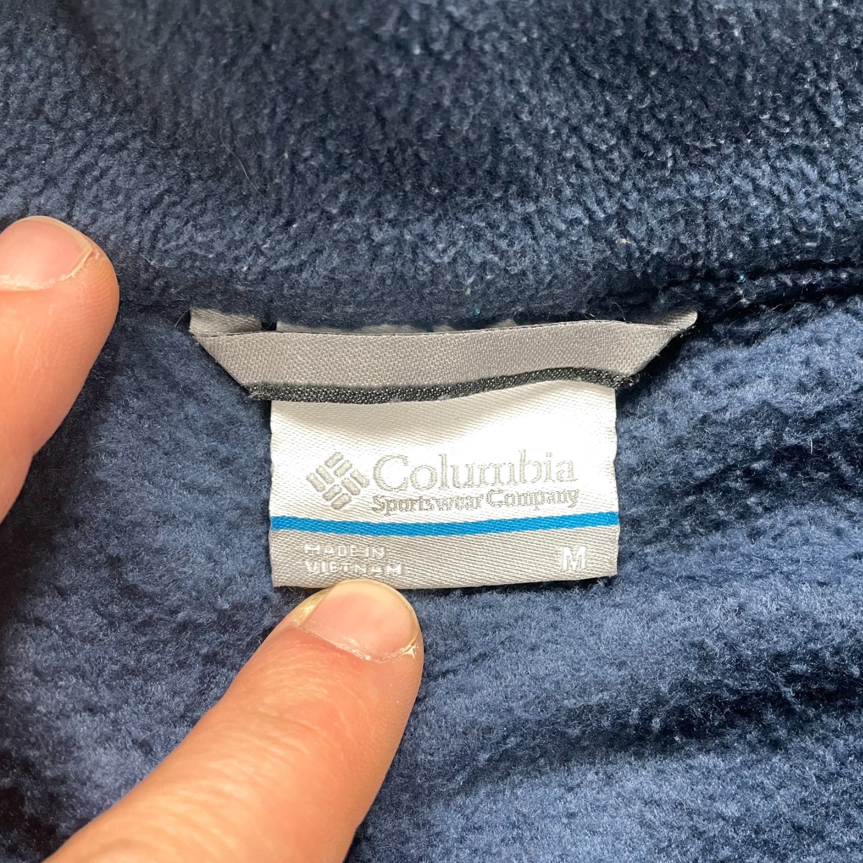 Vintage Columbia PFG Fleece Jacket Mens Medium Blue Full Zip Pockets Outdoor Size US M / EU 48-50 / 2 - 7 Thumbnail
