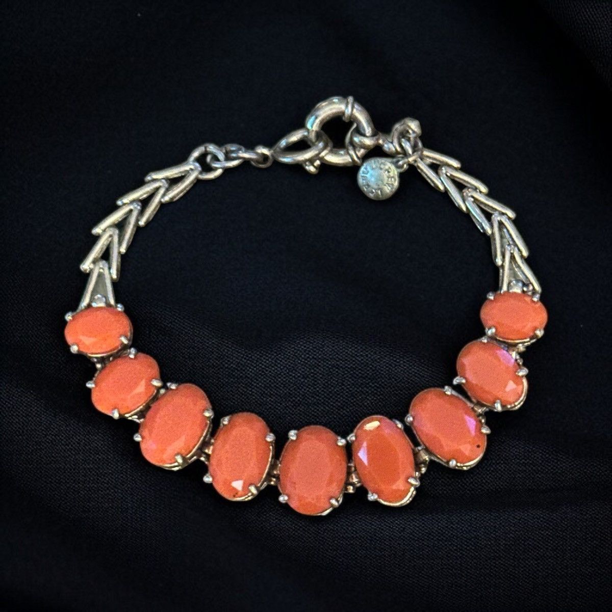 J.Crew J.Crew gold tone orange stone link bracelet Size ONE SIZE - 1 Thumbnail