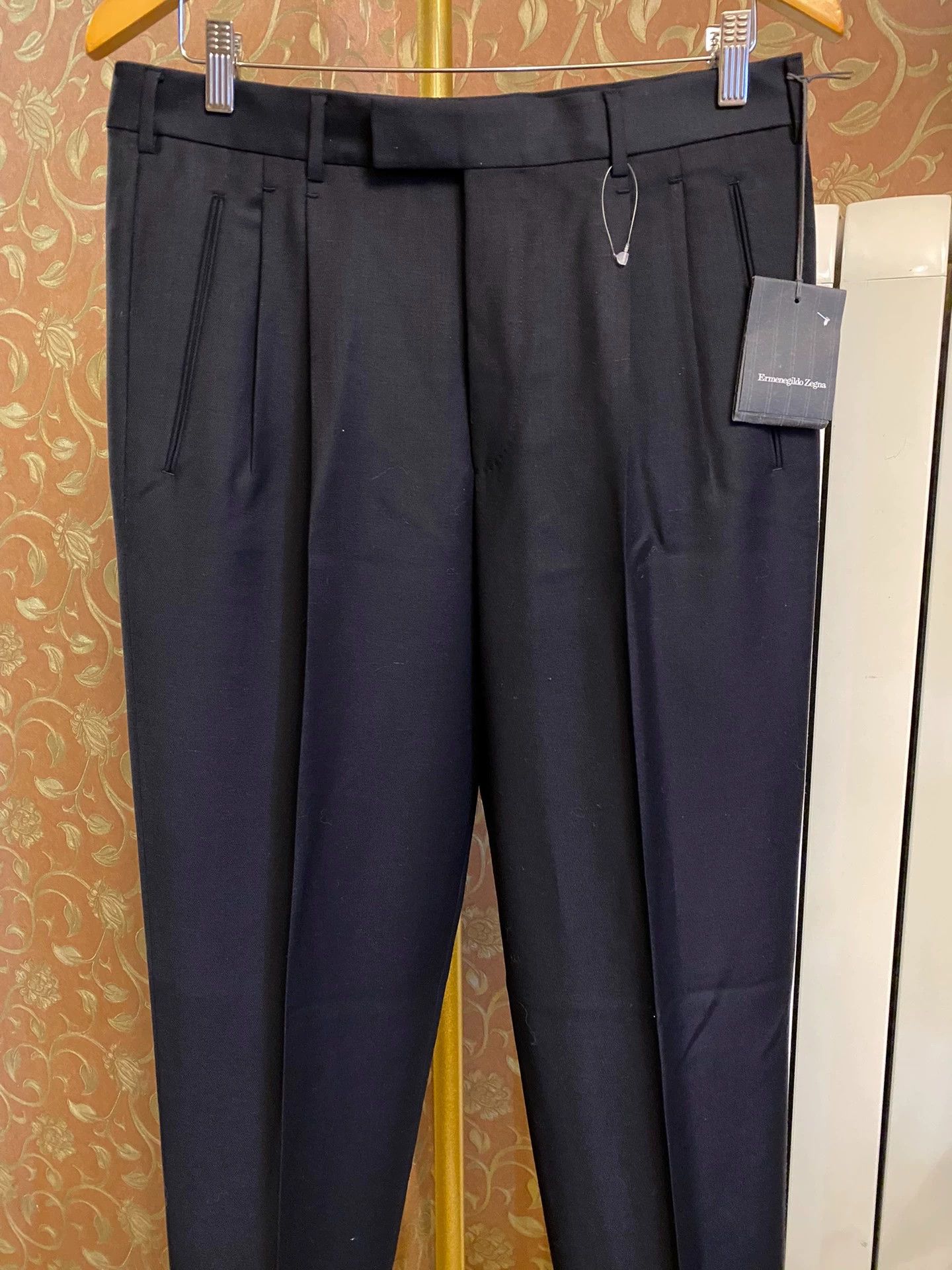 Ermenegildo Zegna EZ Main Line Swiss-Made Wool Mohair Trousers 48 Size US 32 / EU 48 - 2 Thumbnail