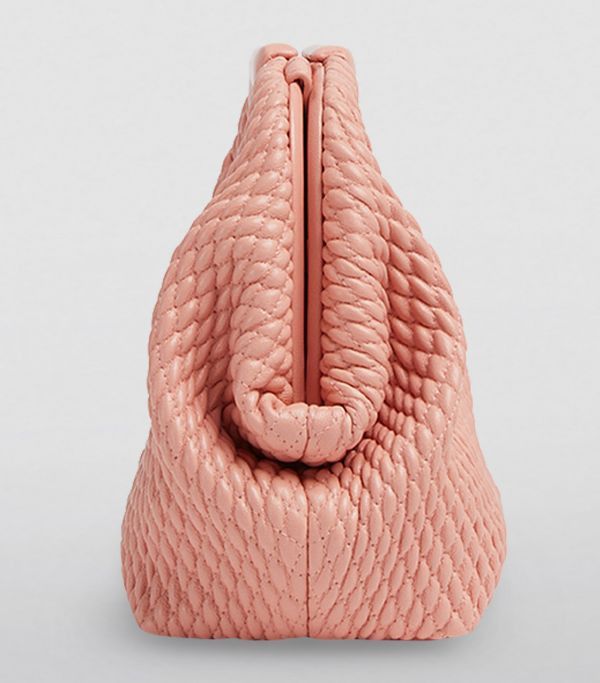 Bottega Veneta o1loc1c0824 Size: OS / Point Top-Handle Bag in Light Pink Size ONE SIZE - 2 Thumbnail