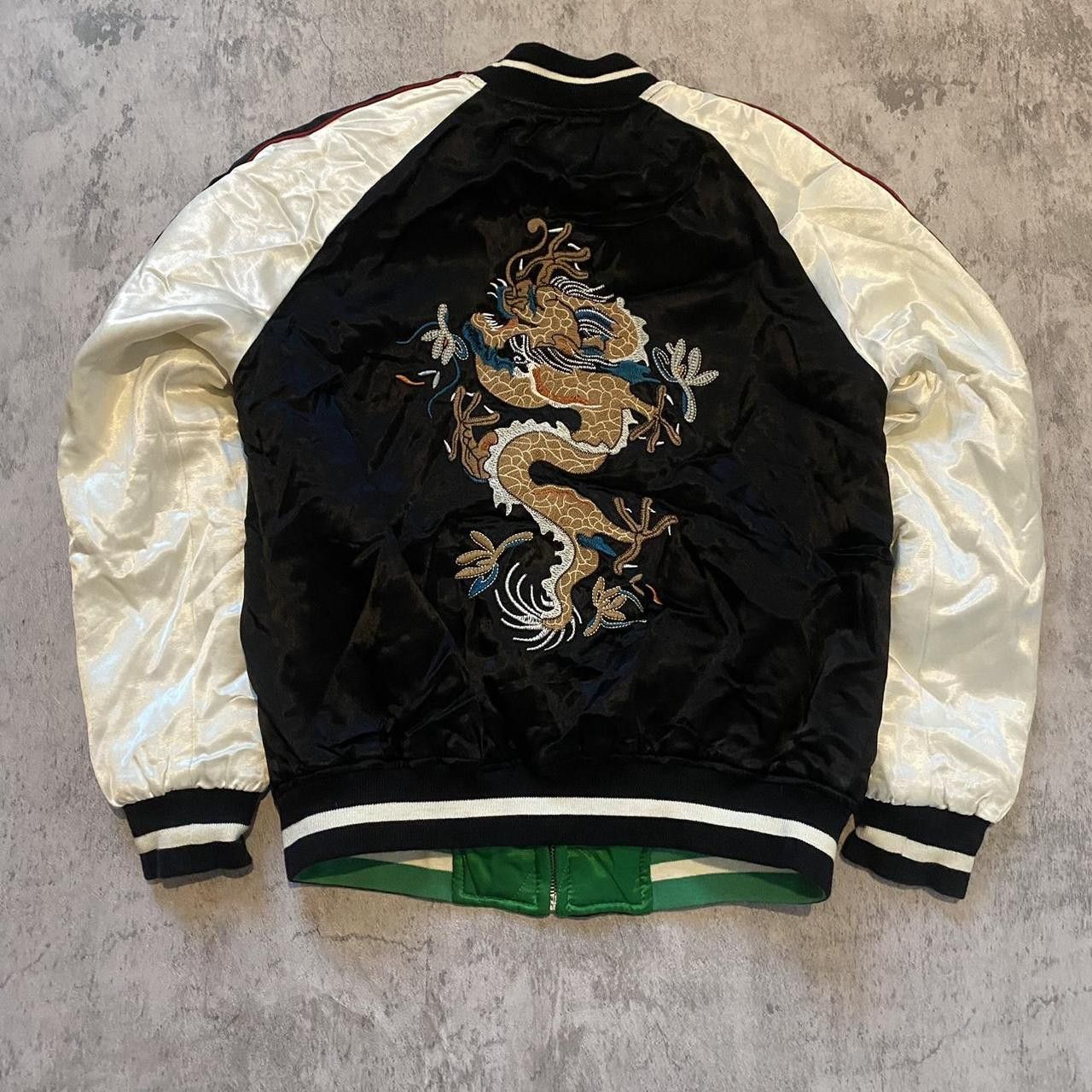 Other Japanese dragon embroidered bomber jacket in black Size US S / EU 44-46 / 1 - 1 Thumbnail