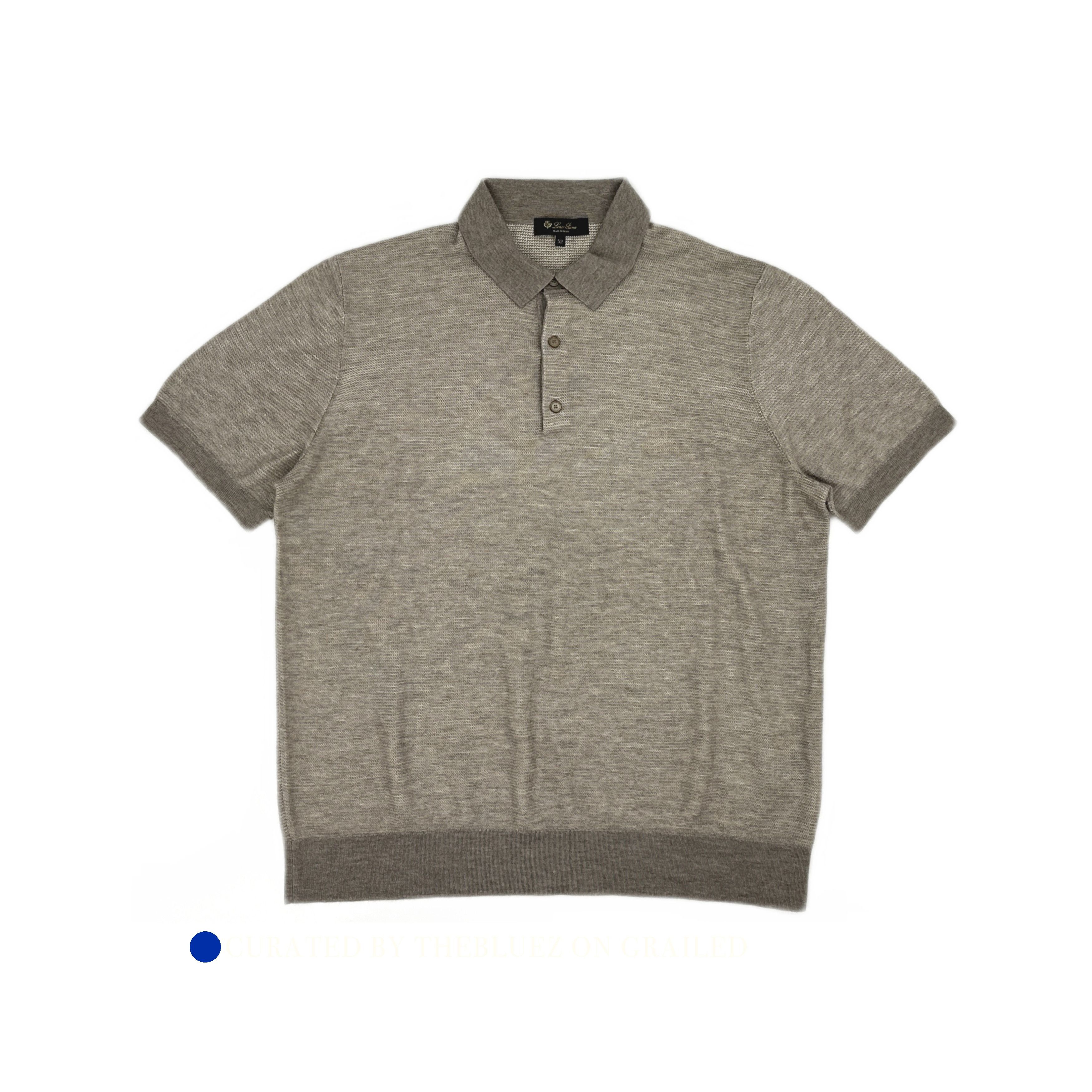 Loro Piana Beige Short Sleeve Polo Shirt Size L Size US L / EU 52-54 / 3 - 1 Thumbnail