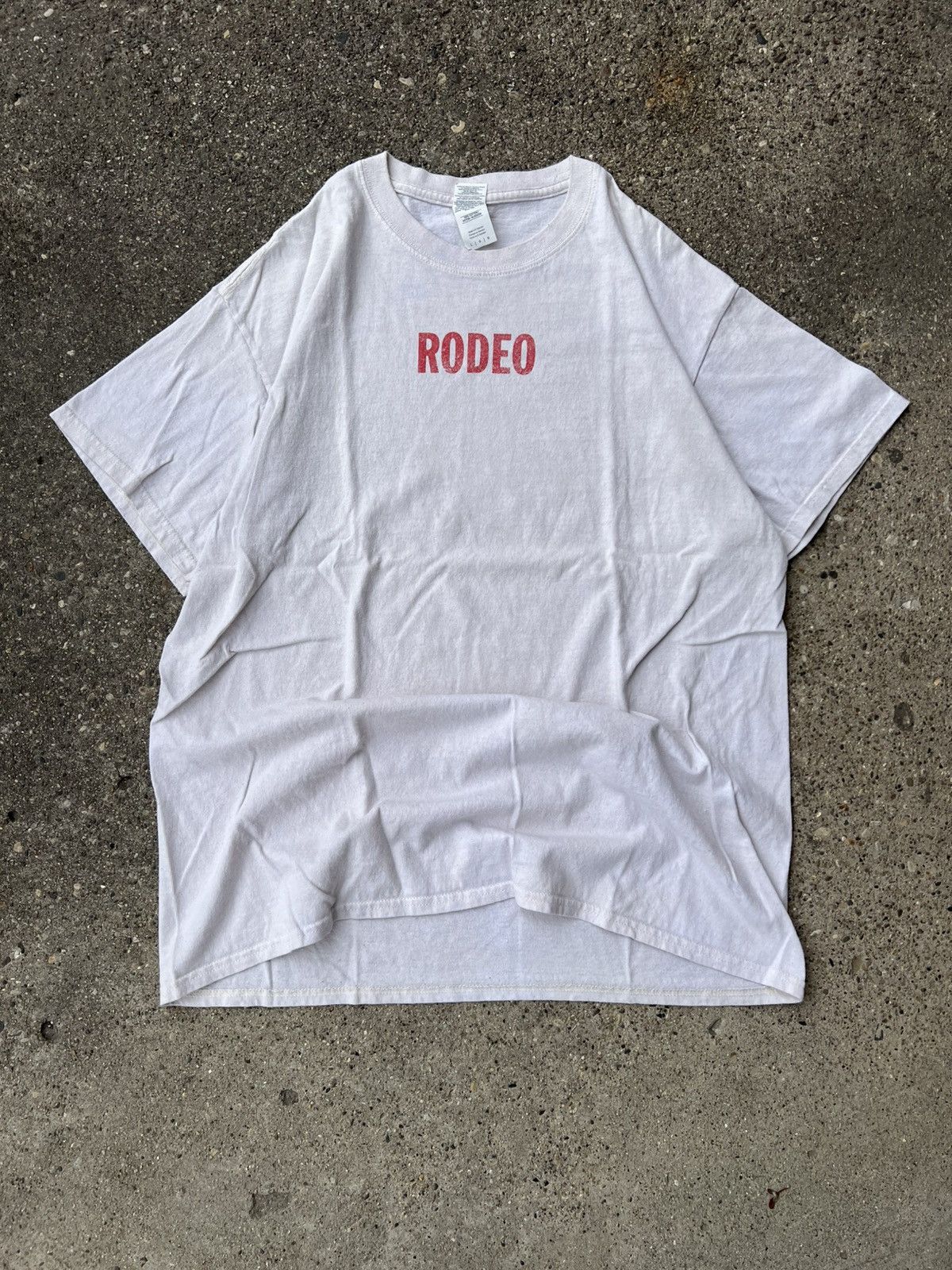 Rap Tees Travis Scott Cactus Jack 2016 Rodeo USA Tour Tee T Shirt L Size US L / EU 52-54 / 3 - 3 Thumbnail