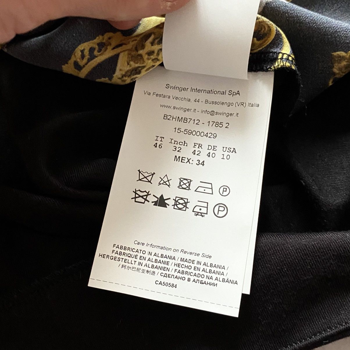 Versace Jeans Couture Versace Jeans Gold Chain Sweatshirt Y2K Size L / US 10 / IT 46 - 5 Thumbnail