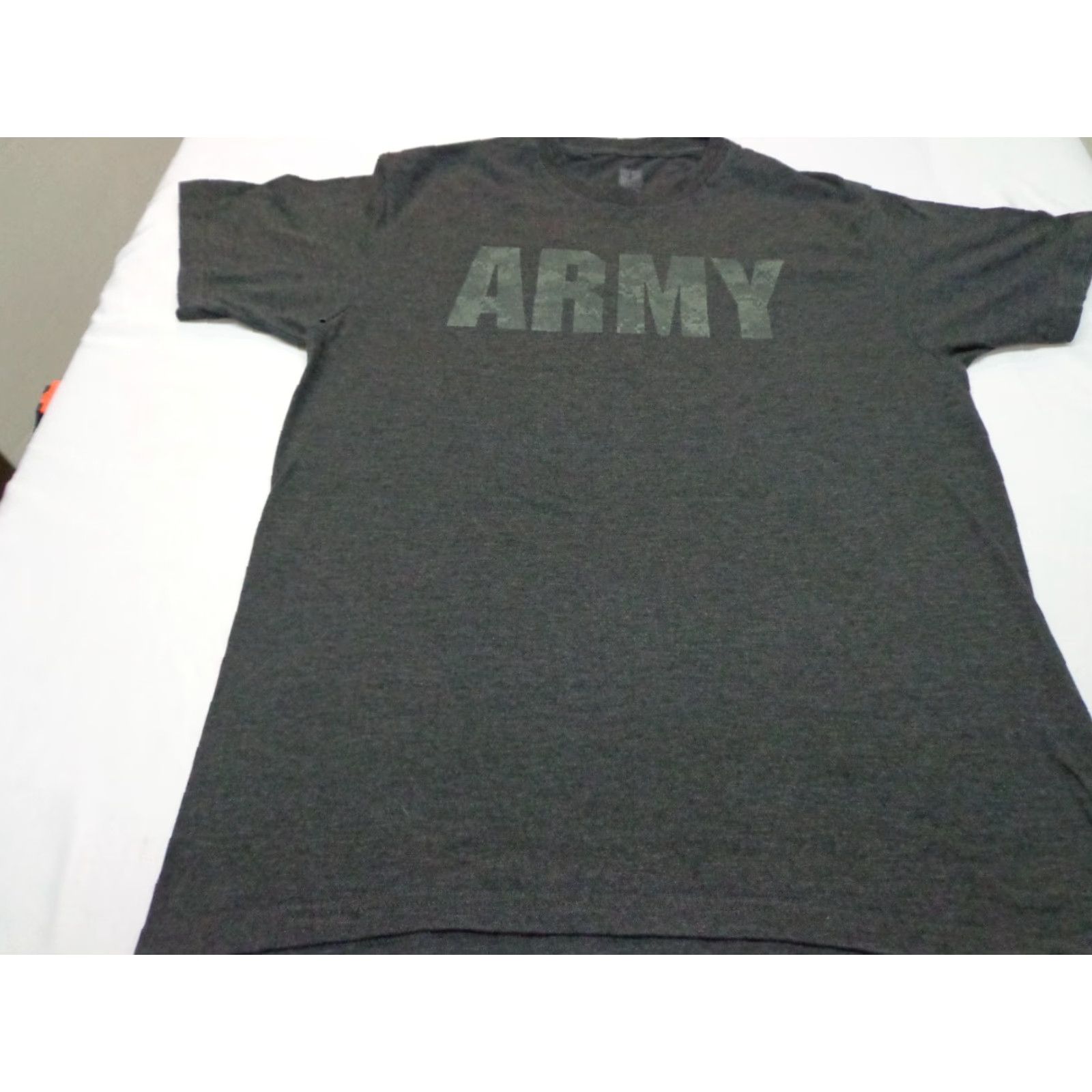 Vintage US Army T-Shirt Mens Size M Gray Charcoal Heather Crew Neck Short Sleeve Cotton Blend Tee Size US M / EU 48-50 / 2 - 3 Thumbnail