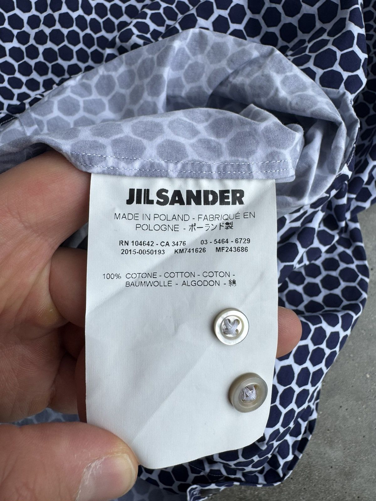 Jil Sander JIL SANDER Python print button up shirt luxury designer rare Size US M / EU 48-50 / 2 - 7 Thumbnail