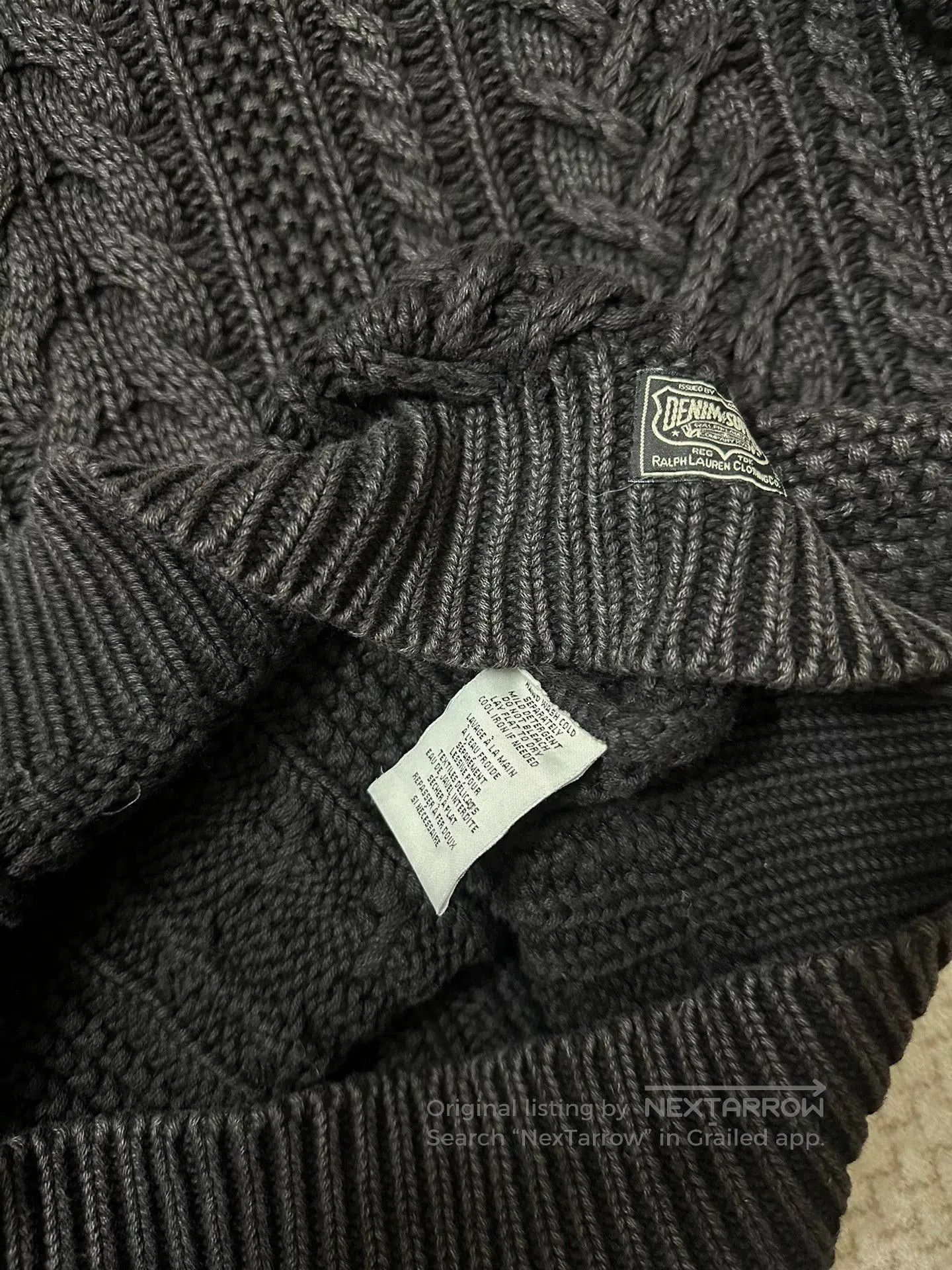 Denim & Supply Ralph Lauren Ralph Lauren Denim Supply Cable Knit Sweater. Size US S / EU 44-46 / 1 - 5 Thumbnail