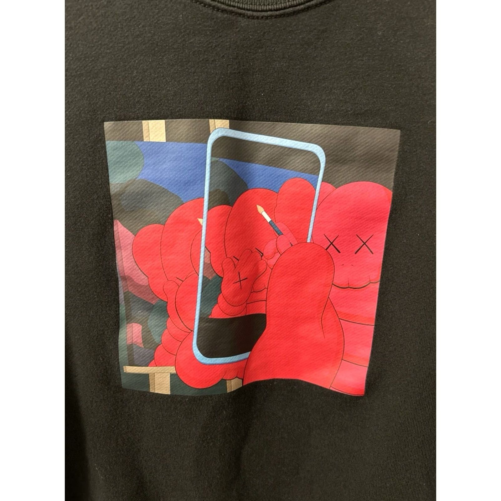 Uniqlo Uniqlo Sweatshirt KAWS x Andy Warhol Crewneck Mens Small Black Pullover Long Sleeve Graphic Print Size US S / EU 44-46 / 1 - 5 Thumbnail