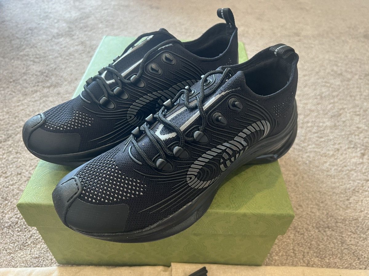 Gucci Brand new Gucci run sneaker black us10 Size US 10 / EU 43 - 4 Thumbnail