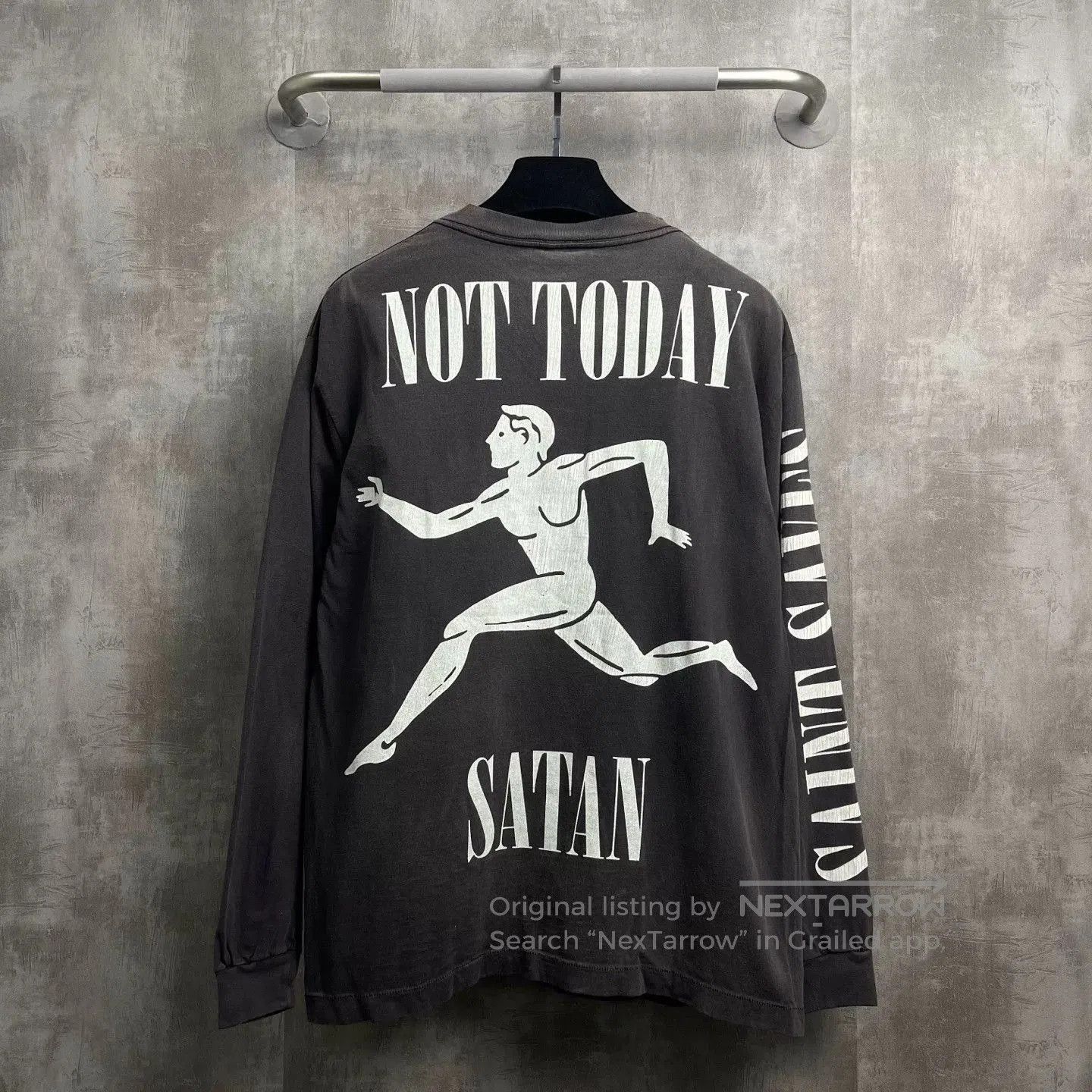 Saint Michael Saint Michael Runner Washed Black LS T. Size US M / EU 48-50 / 2 - 3 Thumbnail
