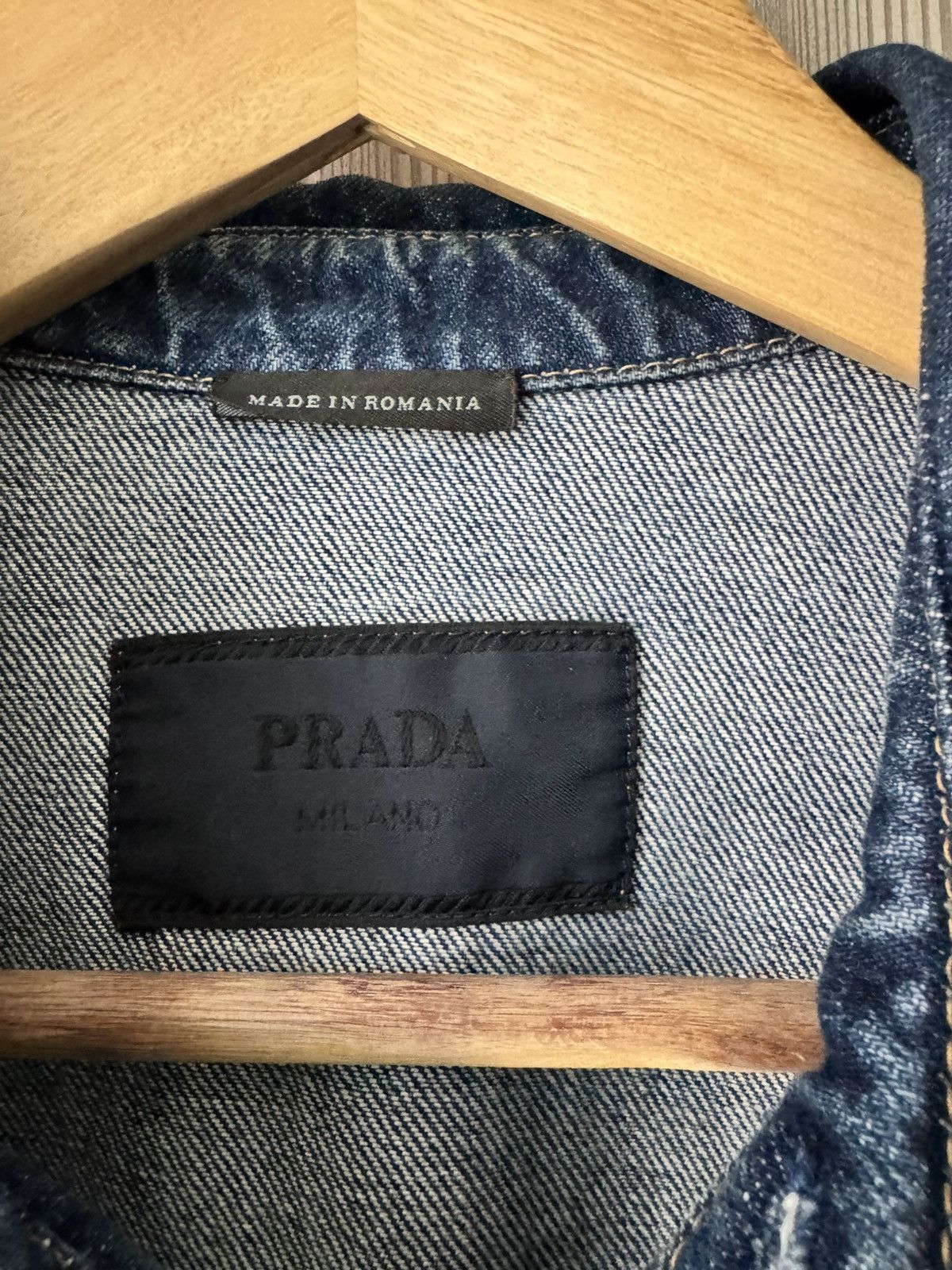 Prada Prada Denim Shirt Sz. XS (retail $1,650) Size US XS / EU 42 / 0 - 2 Thumbnail