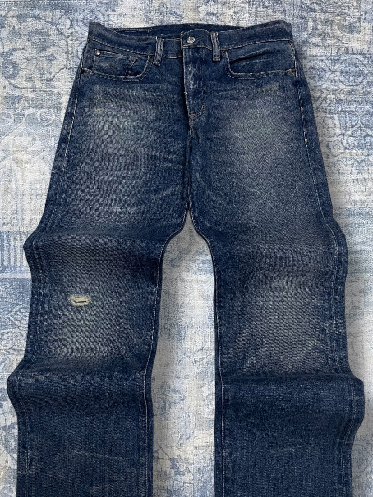 Polo Ralph Lauren Vintage Designer Denim Supply Ralph Lauren Distressed Denim Size US 32 / EU 48 - 4 Thumbnail