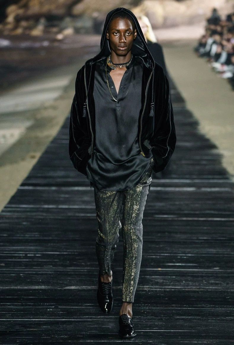 Saint Laurent Paris Saint Laurent Paris Velvet jacket with tassel pendant-2506 Size US S / EU 44-46 / 1 - 9 Thumbnail