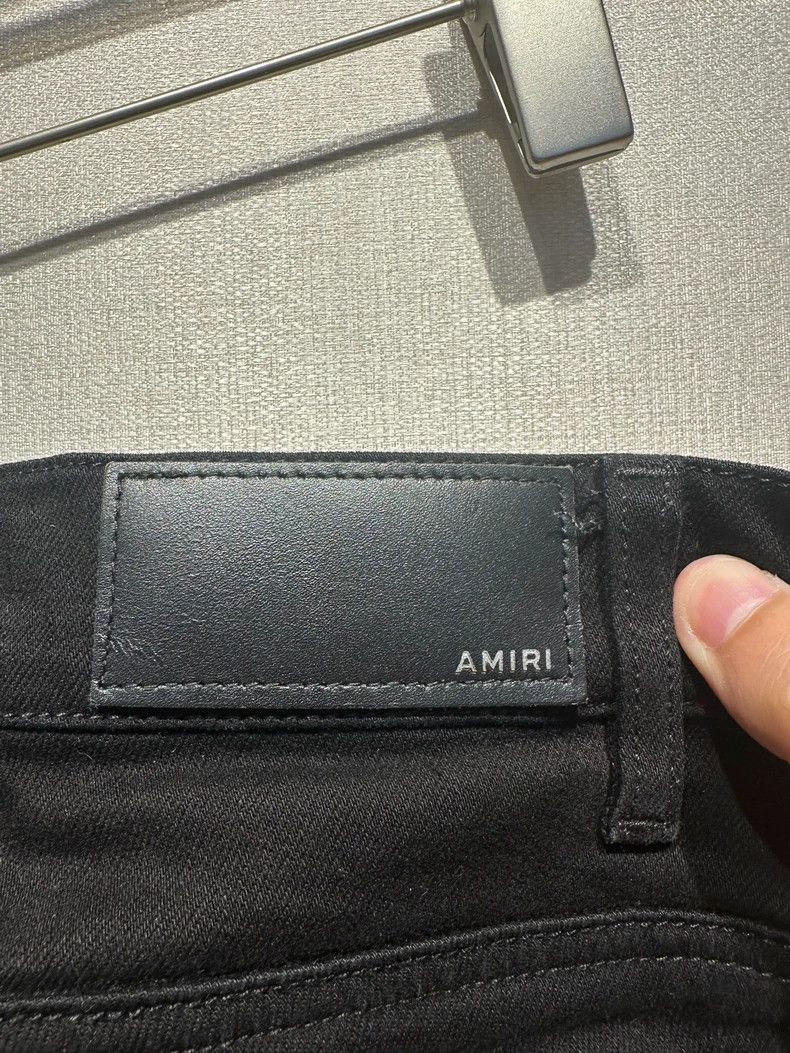 Amiri Amiri camo black jeans Size US 31 - 6 Thumbnail