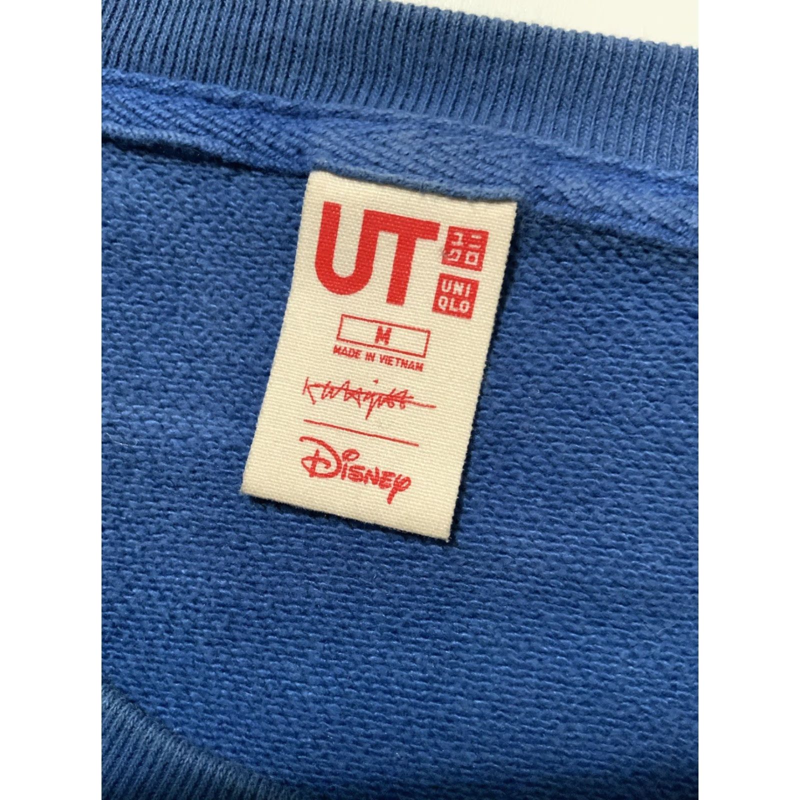 Uniqlo VINTAGE UT Uniqlo X Kate Gibb X Disney Mickey Mouse Blue Graphic Crewneck Sweatshirt MD Size US M / EU 48-50 / 2 - 5 Thumbnail