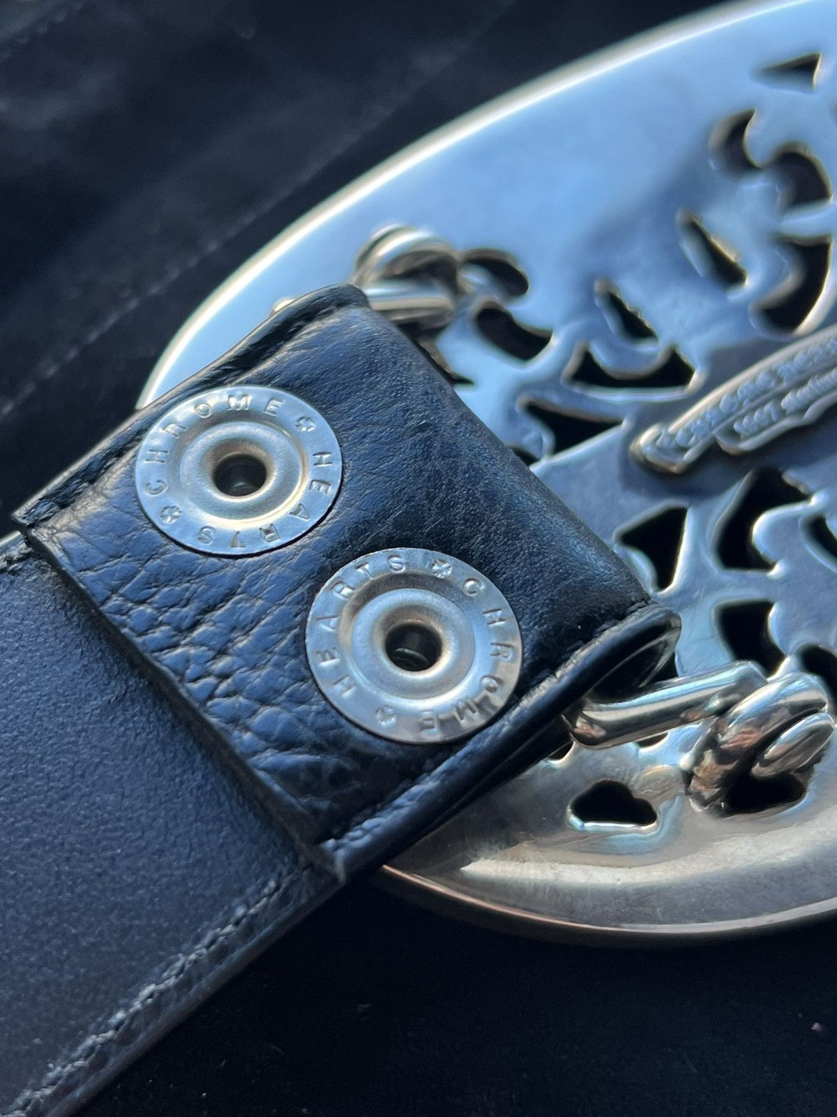 Chrome Hearts SOLD Chrome Hearts Multi Colored Belt Strap with Oval XL Size ONE SIZE - 11 Thumbnail