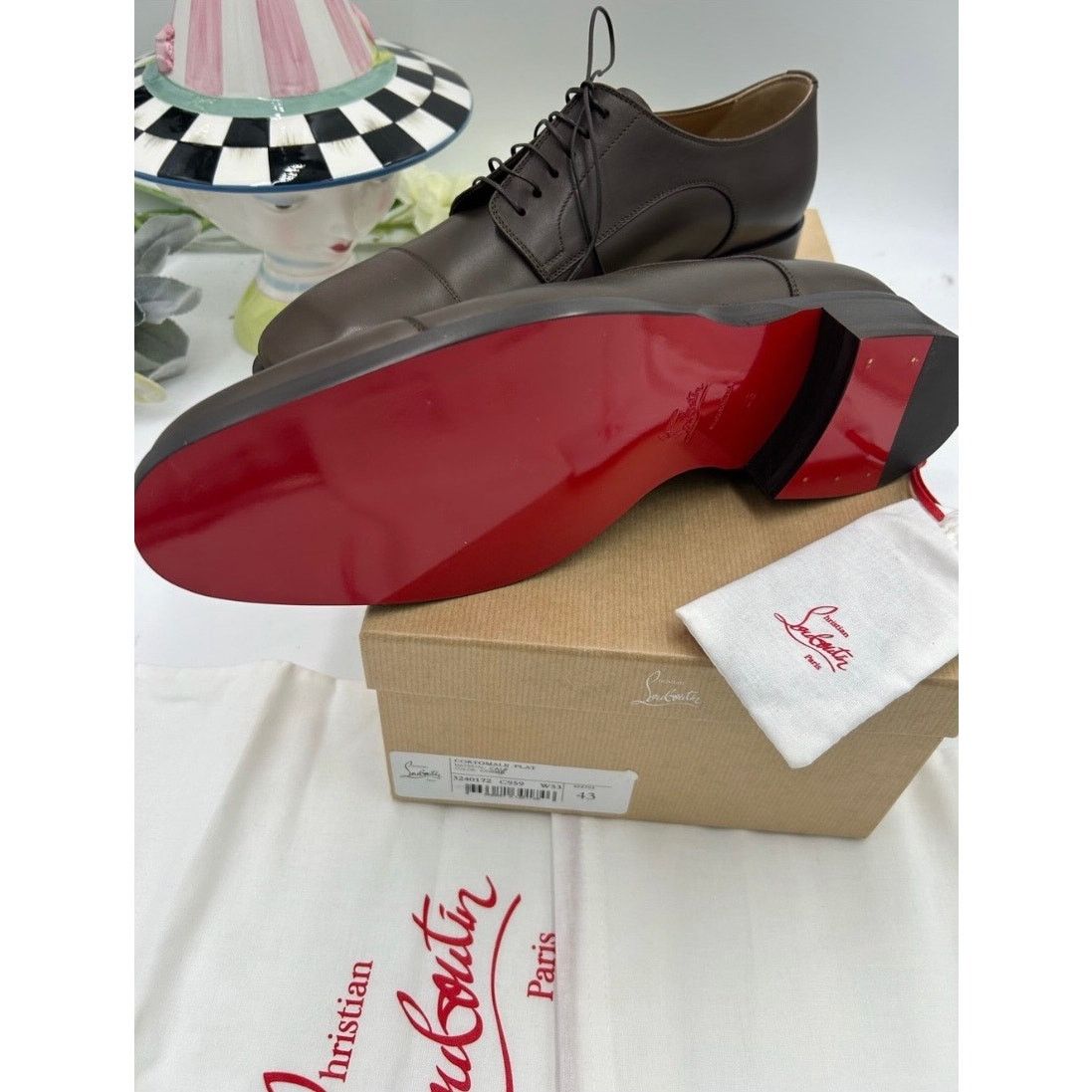 Christian Louboutin Men's Christian Louboutin CORTOMALE lace up Oxford size 43 Size US 10 / EU 43 - 6 Thumbnail