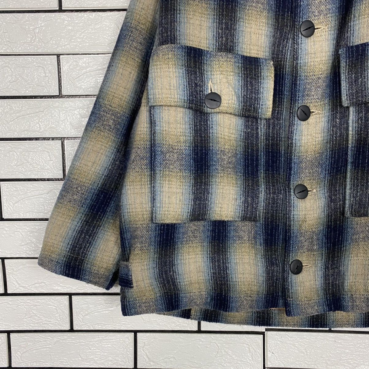 Japanese Brand 🔥VINTAGE WOOL JACKET TARTAN DESIGN LIPSTAR ISSEY MIYAKE Size US M / EU 48-50 / 2 - 4 Thumbnail