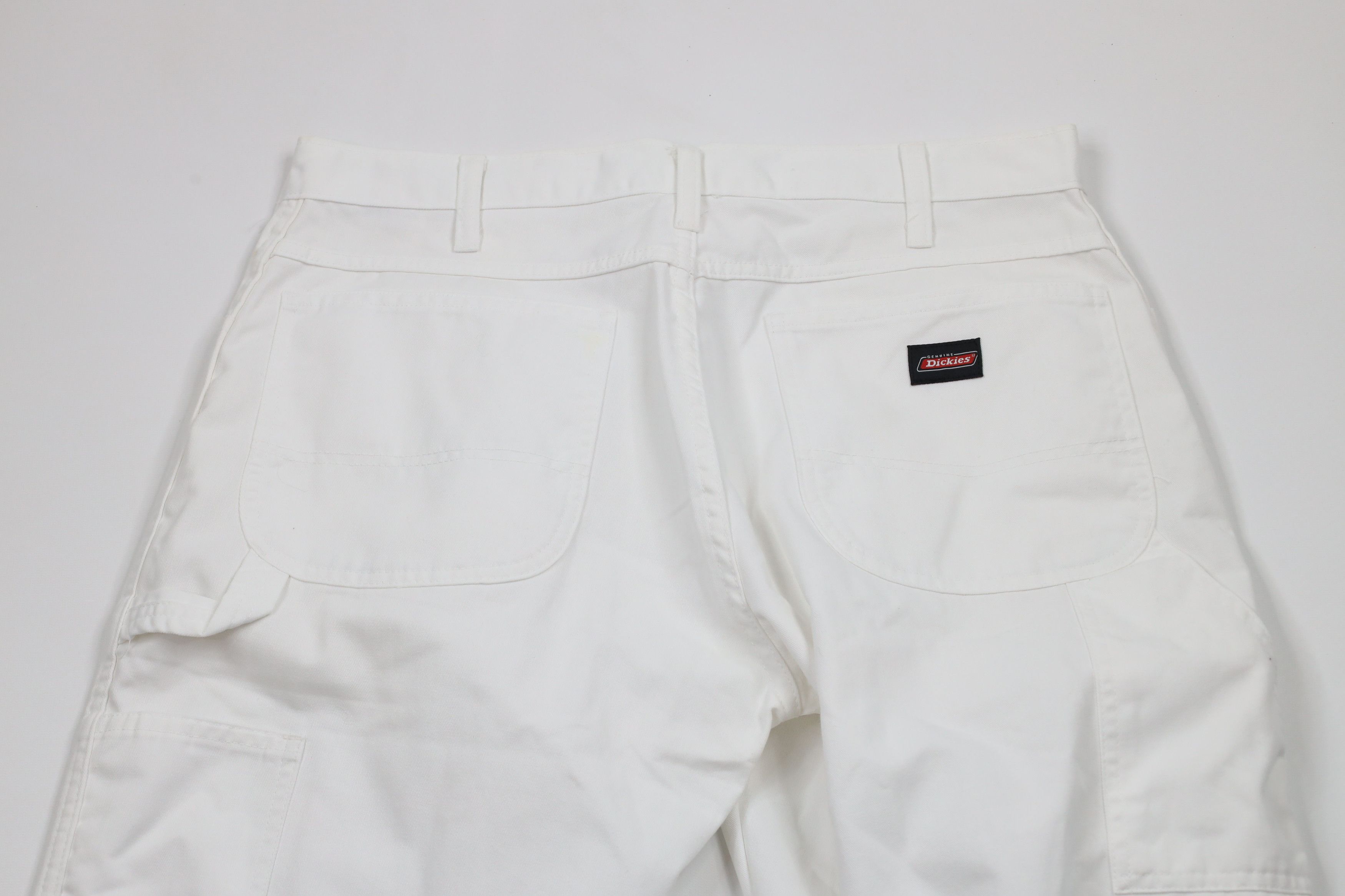 Dickies × Vintage Vintage Dickies Wide Leg Dungaree Painter Pants White Size US 34 / EU 50 - 12 Thumbnail