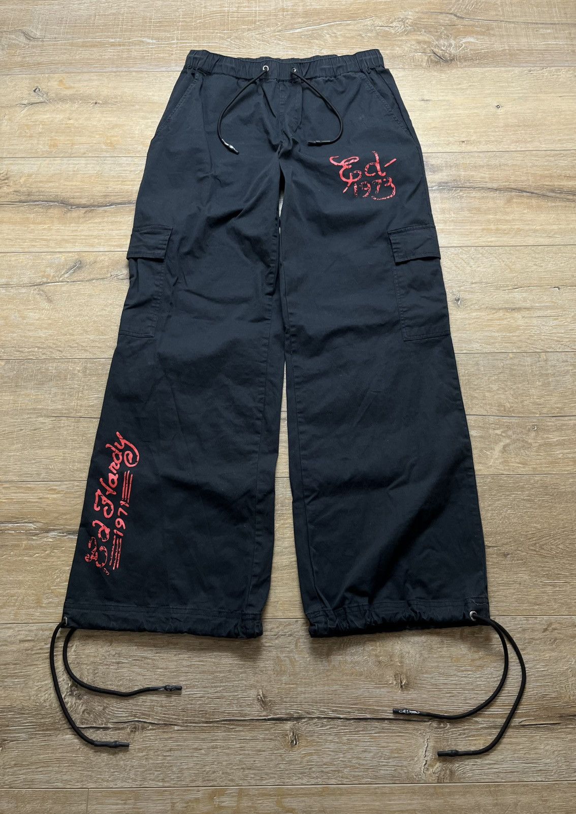 Other VTG BAGGY RAP SK8 ED HARDY JNCO STYLE CARGO PANTS Y2K Size US 34 / EU 50 - 2 Thumbnail