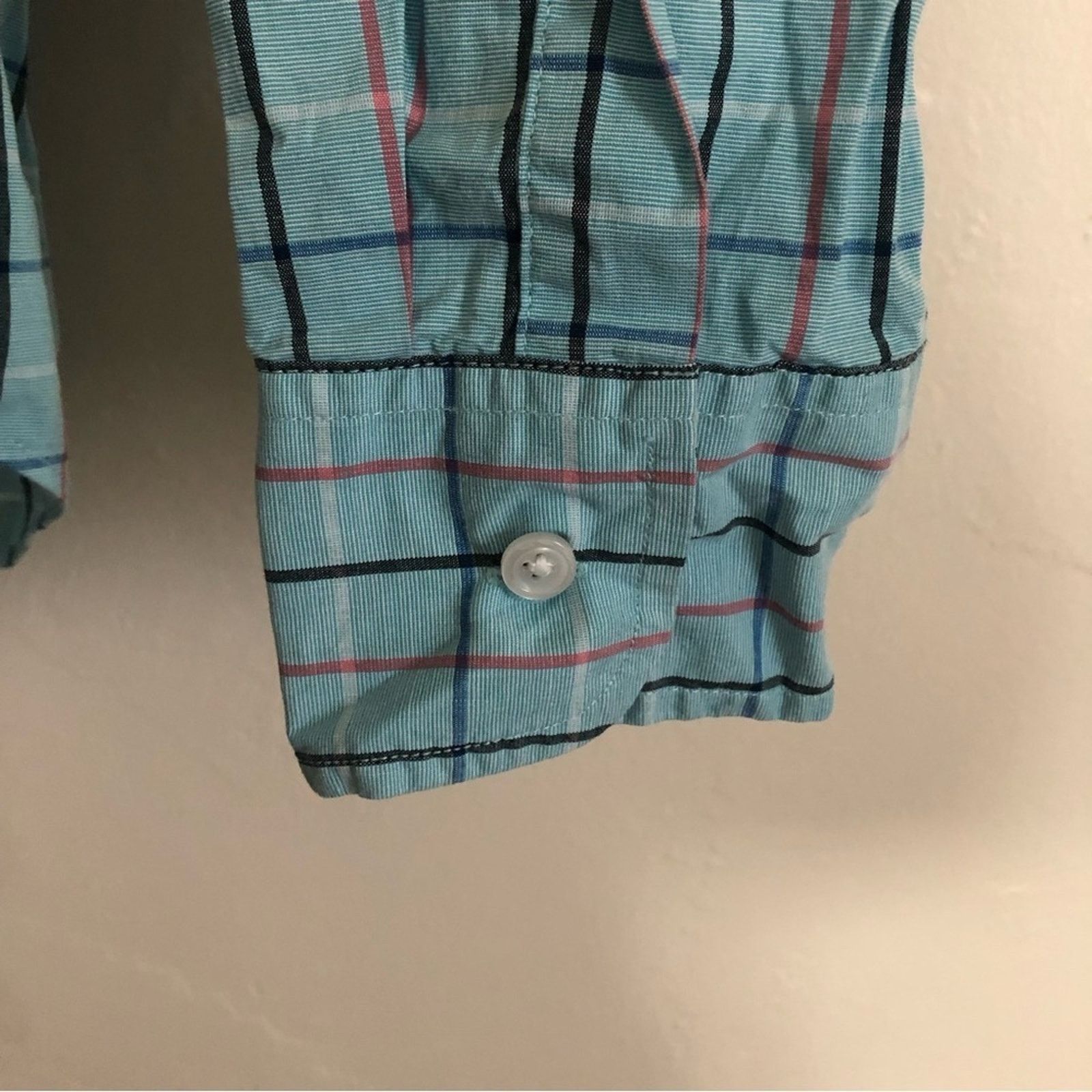 J.Crew J. Crew Men's Slim Fit Flex Blue Plaid Button Down Shirt Size US L / EU 52-54 / 3 - 4 Thumbnail