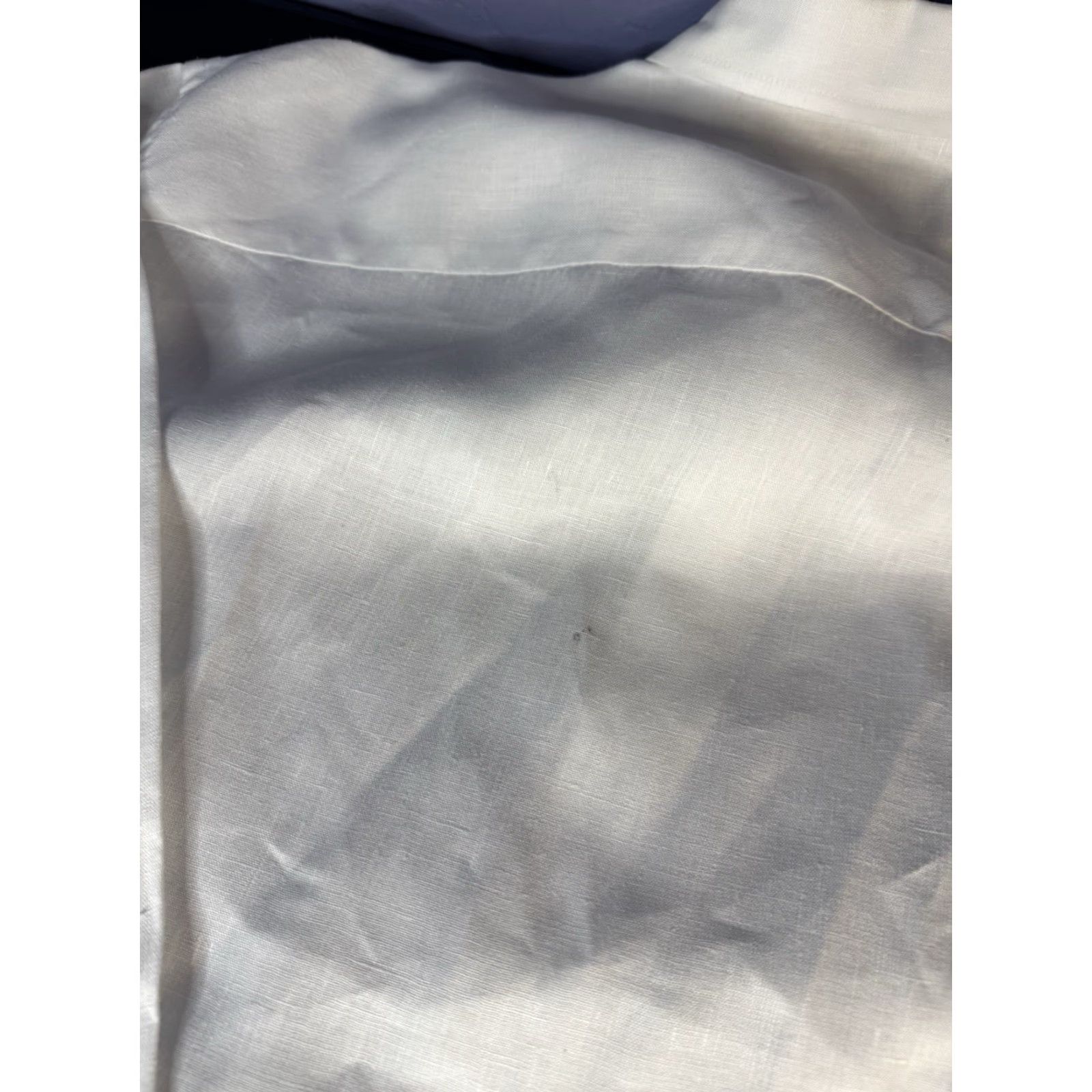 UNTUCKit VINTAGE Untuckit Mens 3XL Solid White Long Sleeve Button-Up Shirt Linen 100% Linen Mens 3XL White Long Sleeve Button-Up Shirts Size US XXL / EU 58 / 5 - 5 Thumbnail