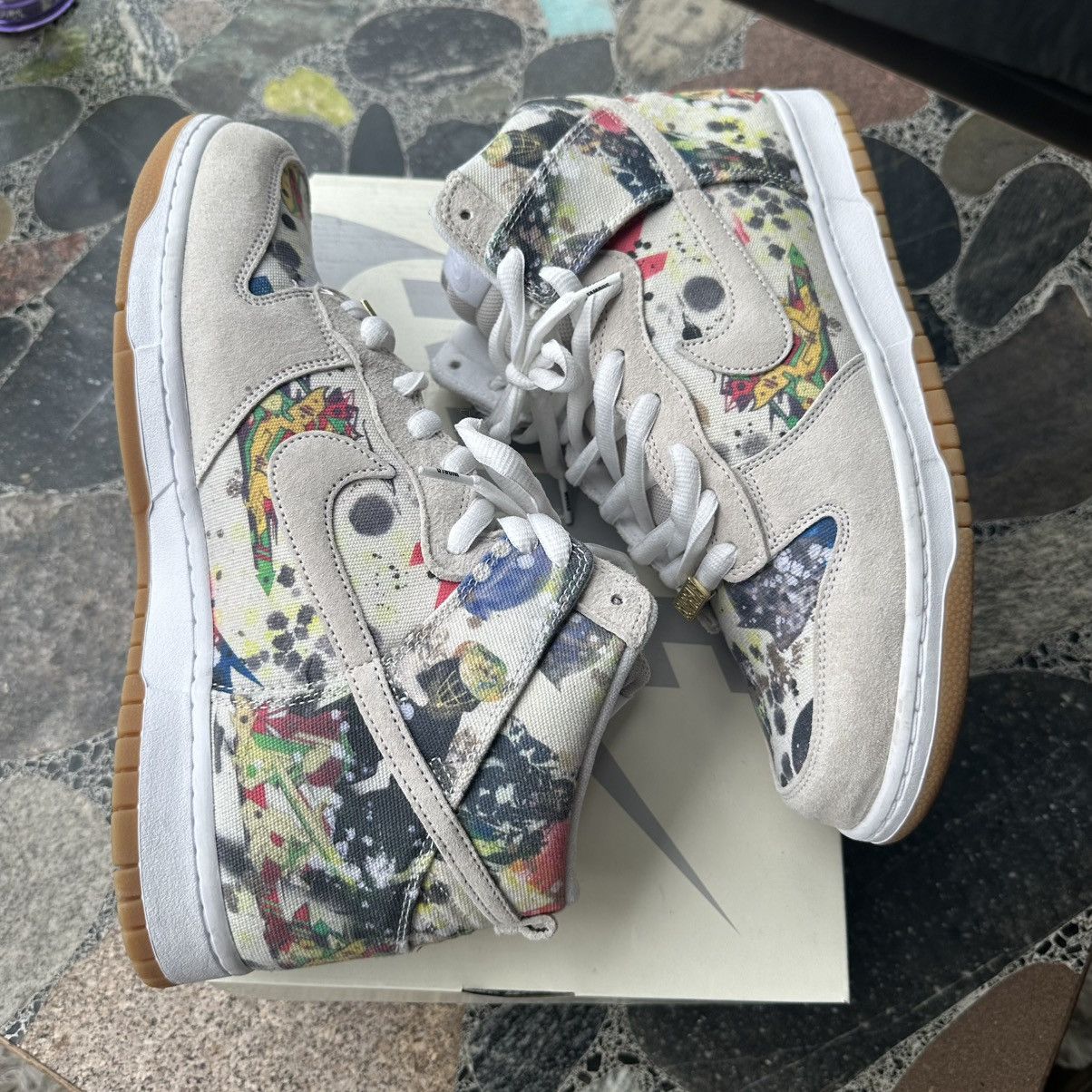 Supreme x Nike sb dunk rammellzee high