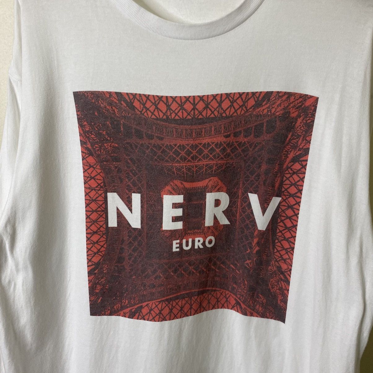 Anime Vintage Y2K Rebuild of Evangelion Nerv Euro EVA LS T Shirt Size US XL / EU 56 / 4 - 2 Thumbnail