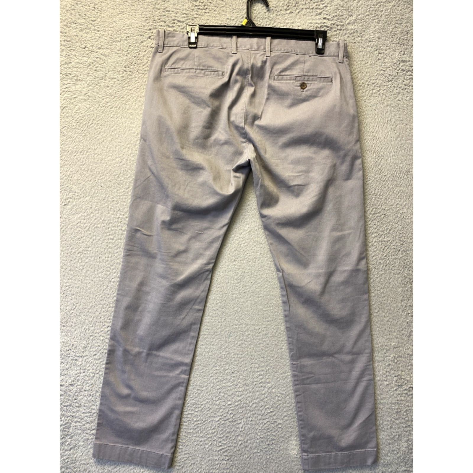 J.Crew J. Crew Men's Slim Fit Chino Pants 36x32 Gray Cotton Mid-Rise Khakis 5-Pocket Size US 36 / EU 52 - 7 Thumbnail