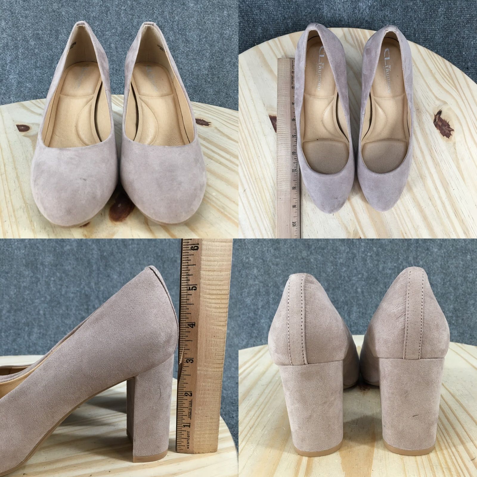 Chinese Laundry CL by Chinese Laundry Pink Faux Suede Wedge Pumps - Womens 7.5 Casual Comfort Pump Shoes Size US 7 / IT 37 - 8 Thumbnail