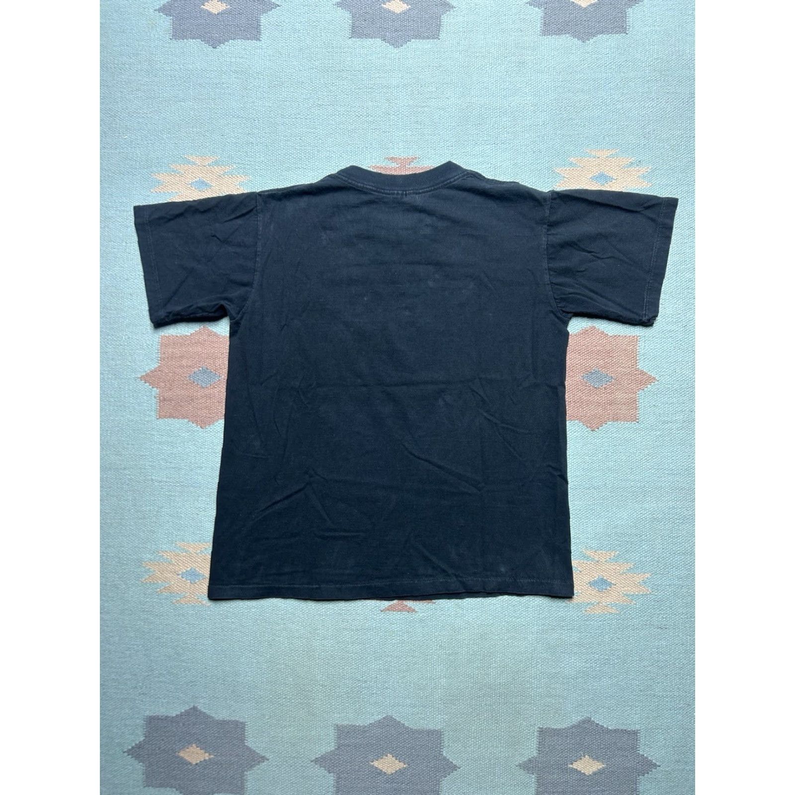Vintage VINTAGE 90s T-SHIRT Wolf Nature Moon Phoenix Arizona Boxy Medium M & M Men Black Regular Size M Size US M / EU 48-50 / 2 - 8 Thumbnail
