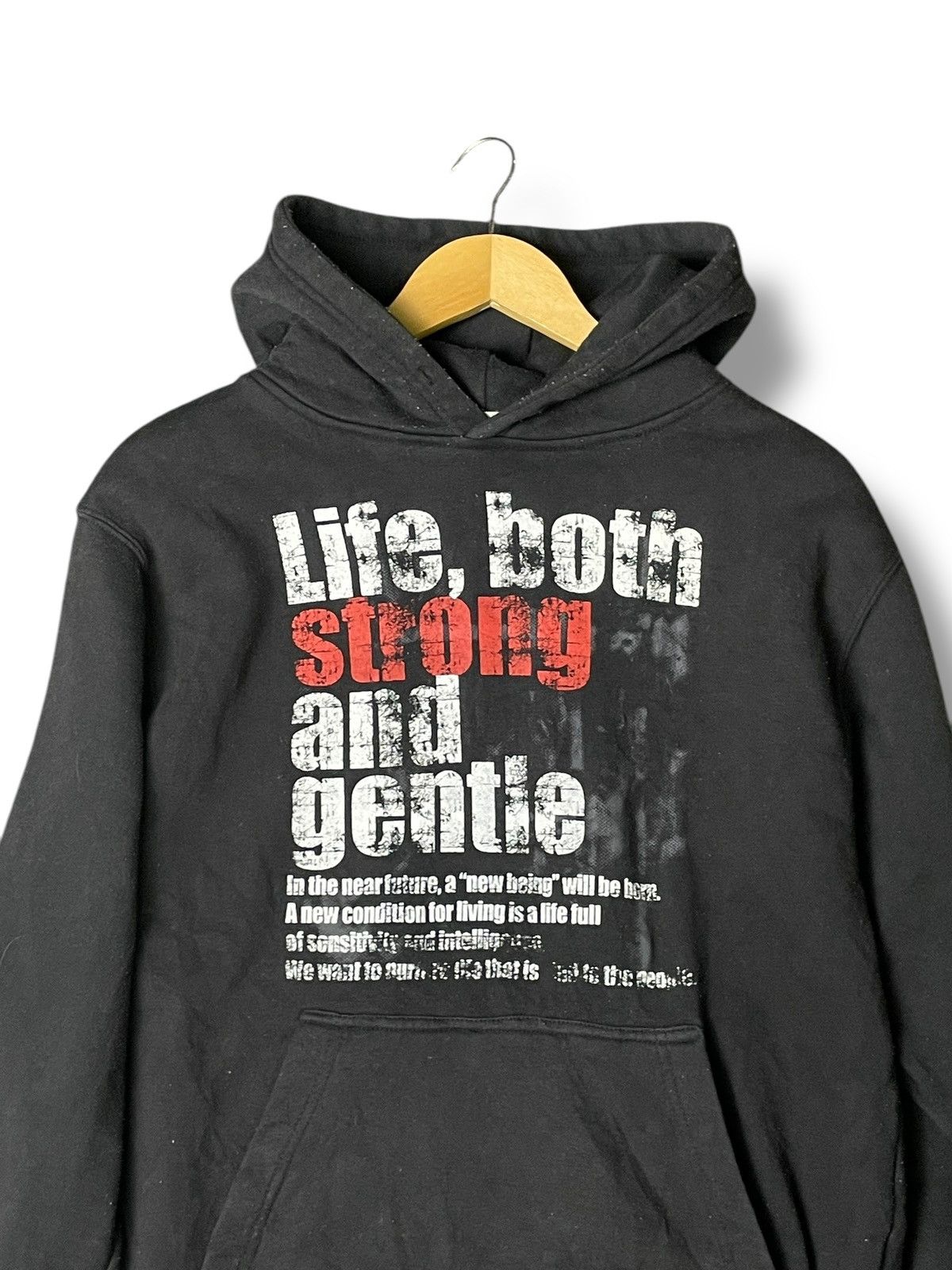 Japanese Brand Collins Brand Spellout Hoodie (53) Size US L / EU 52-54 / 3 - 2 Thumbnail
