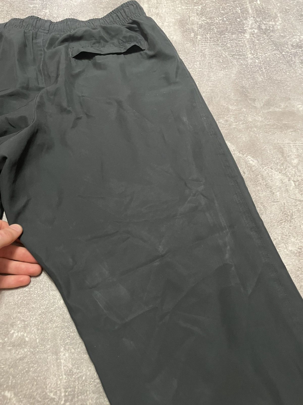 Nike × Vintage Vintage Nike Nylon Black Pants Drill Size L Size US 34 / EU 50 - 19 Thumbnail
