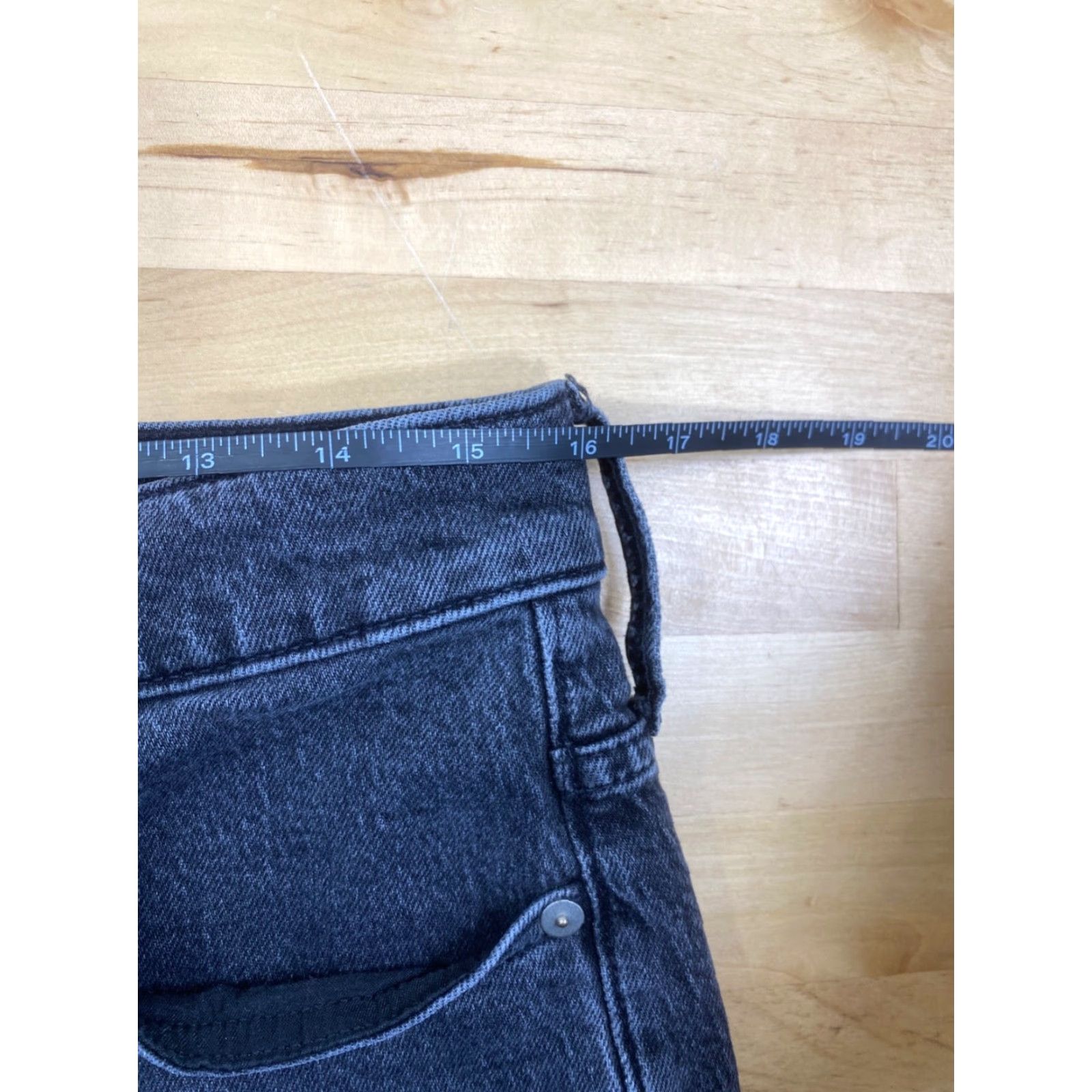 Madewell VINTAGE Madewell The Perfect Black Denim Jeans Womens 30x28 Casual #7953 Size 30" / US 8 / IT 44 - 6 Thumbnail