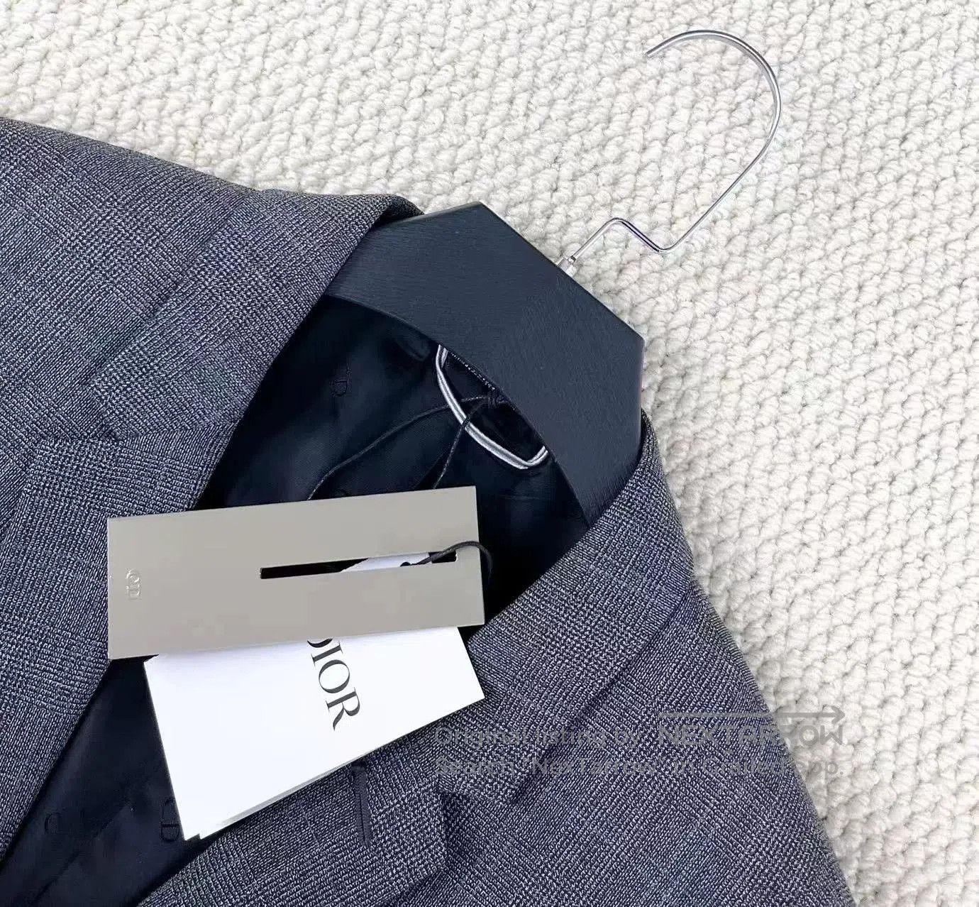 Dior Dior Gray Wool Single-Breasted Blazer. Size US XL / EU 56 / 4 - 3 Thumbnail